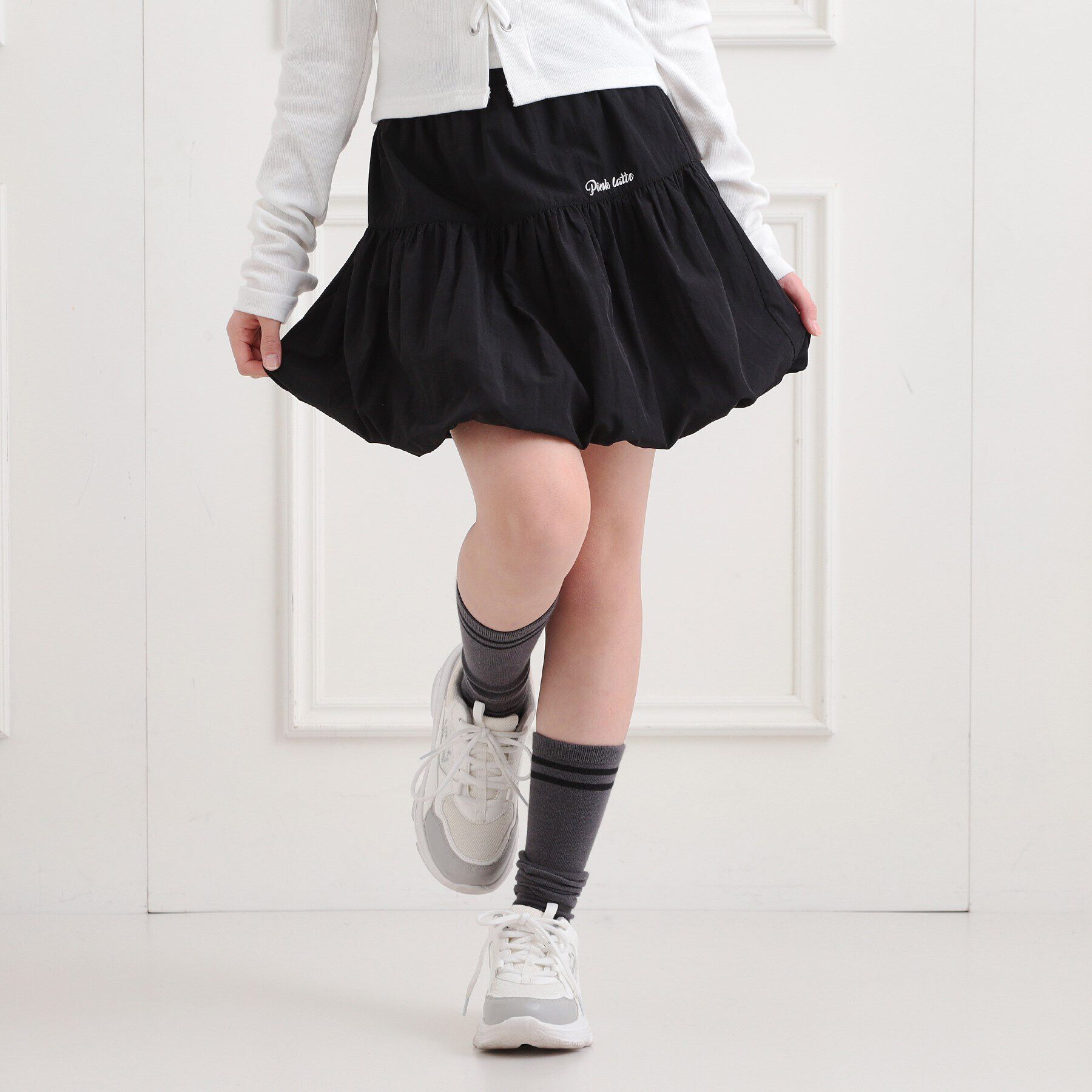 PINK-latte「シンプルバルーンスカート」|スカート|