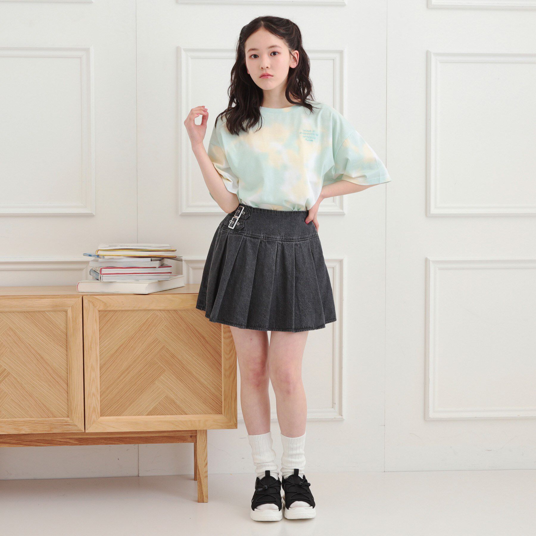 PINK-latte「タイダイ柄ビッグTシャツ」|Tシャツ・カットソー|