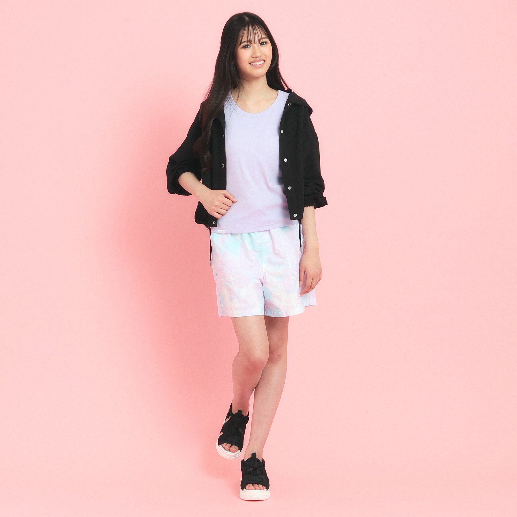 PINK-latte「シンプルタンクトップ」|キャミソール|