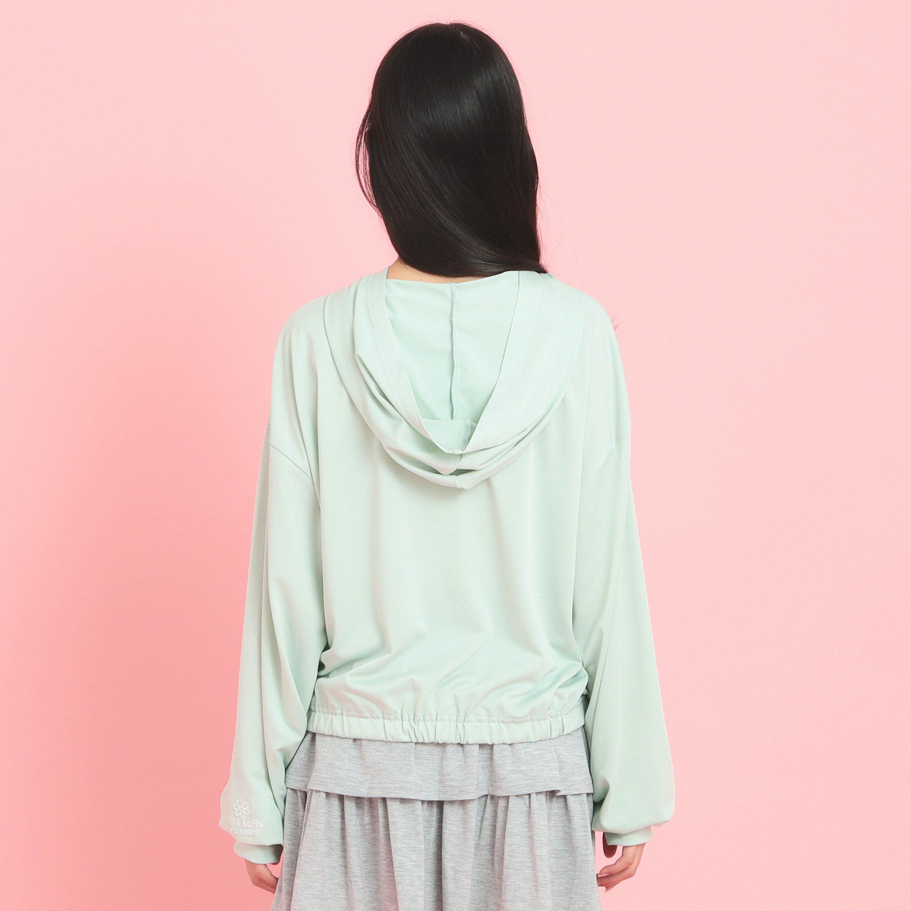 PINK-latte「シアーカノコパーカ」|パーカー|