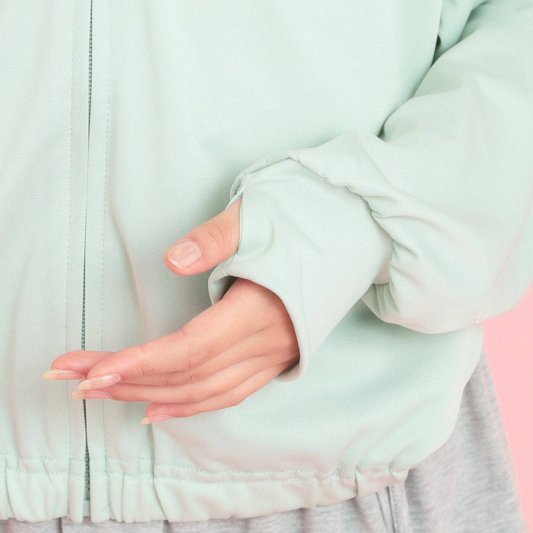 PINK-latte「シアーカノコパーカ」|パーカー|