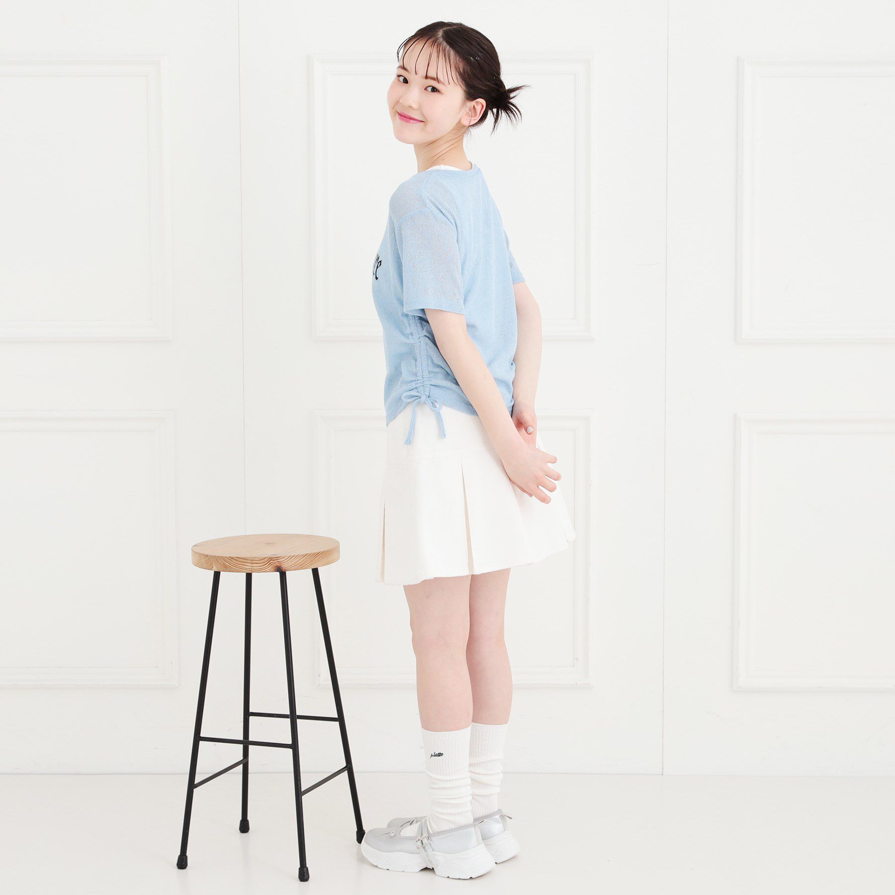 PINK-latte「【セットアイテム】透かし編みドロストトップス＋タンク」|その他|