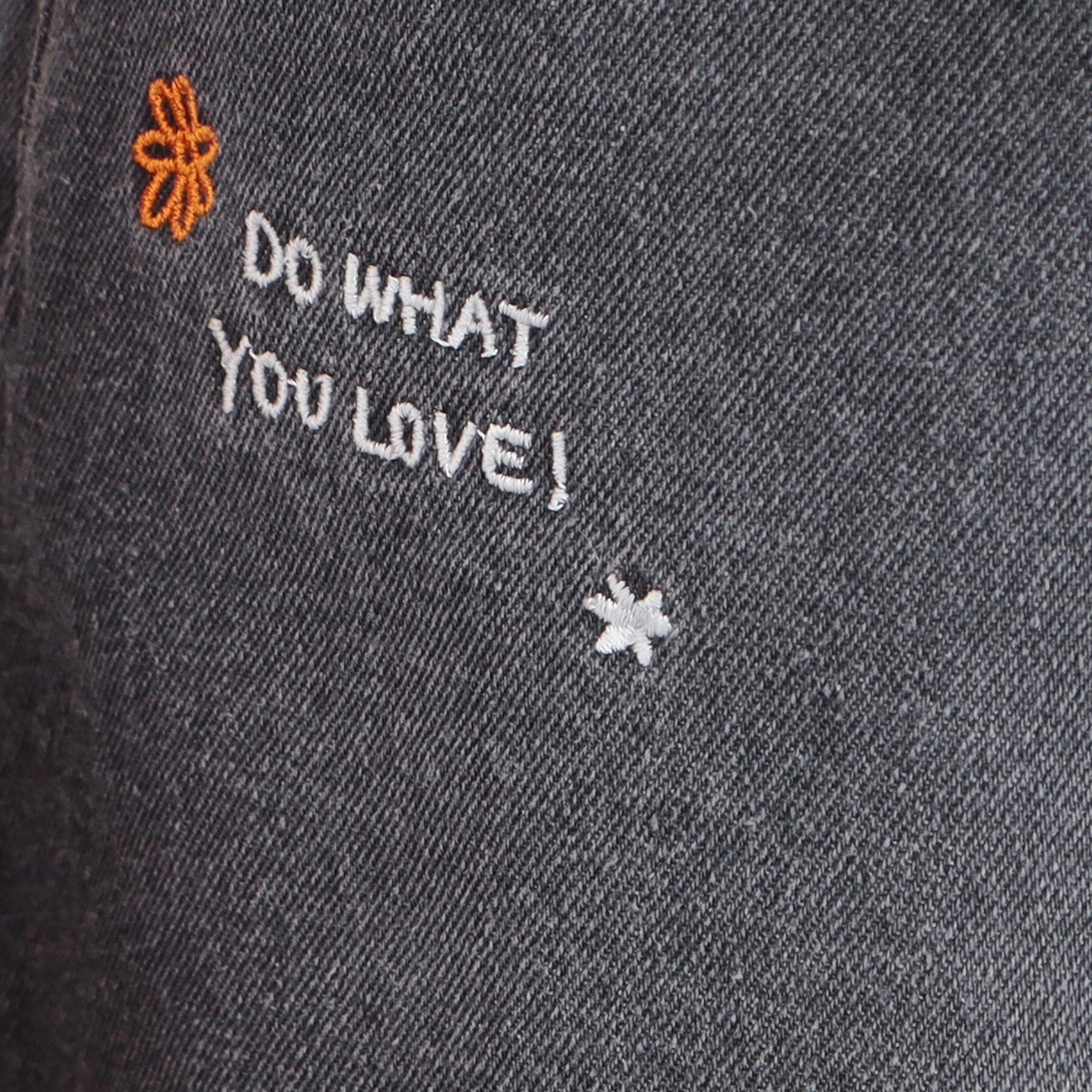 PINK-latte「らくがき刺繍フリンジショートパンツ」|キュロット|