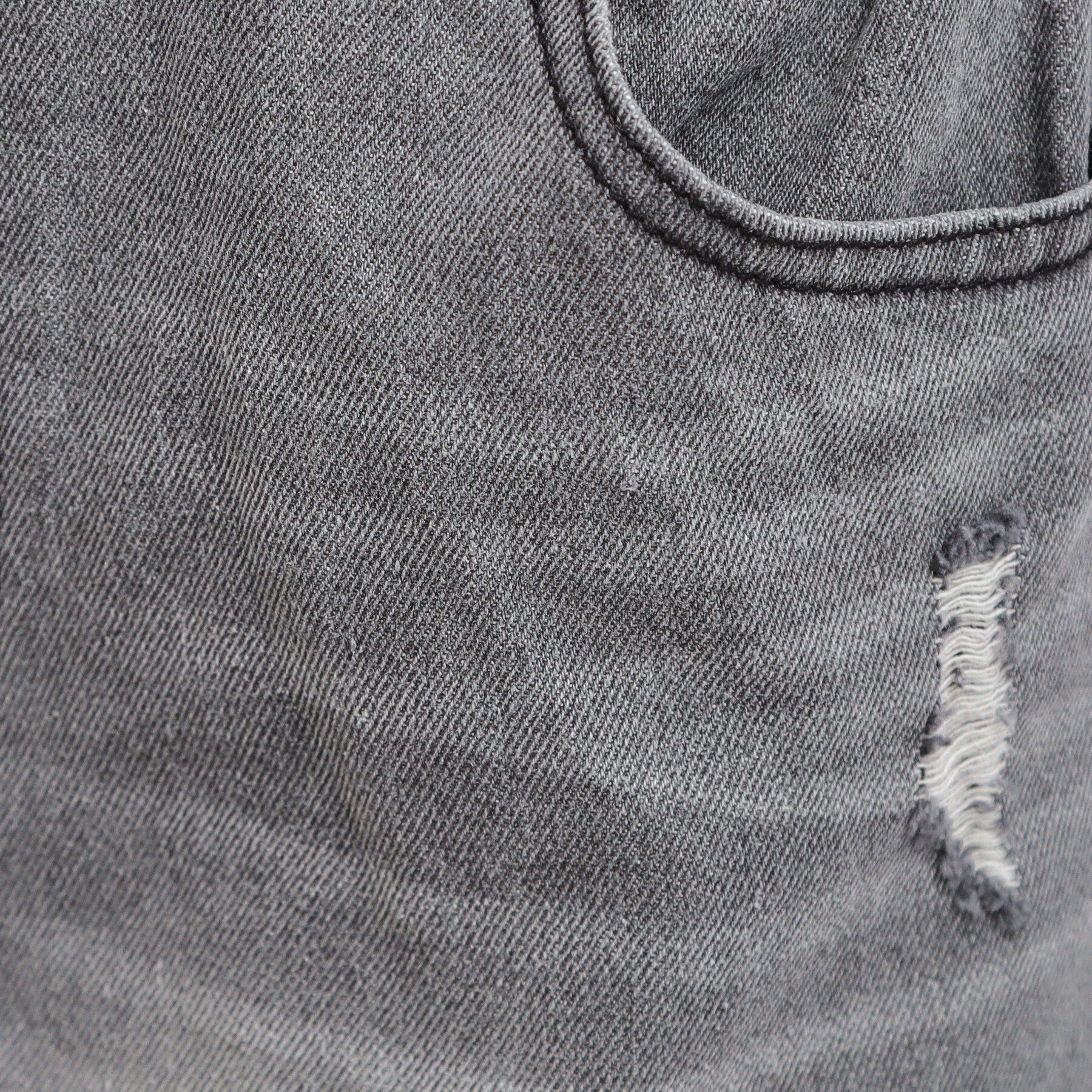 PINK-latte「デニムツイルダメージショートパンツ」|その他|