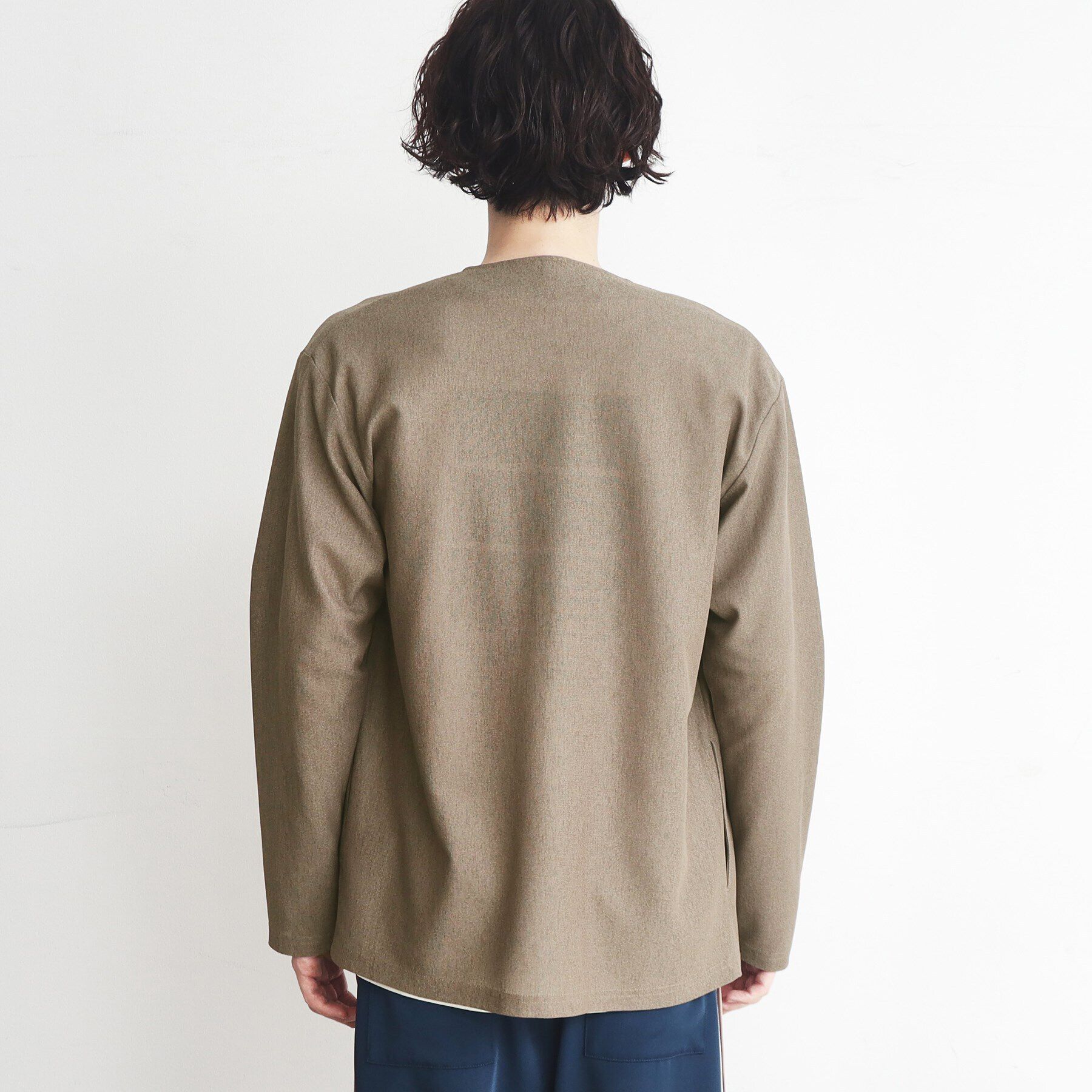 THE SHOP TK「【速乾／通気性◎／セットアップ可】シャリルジャージカーディガン」|カーディガン|