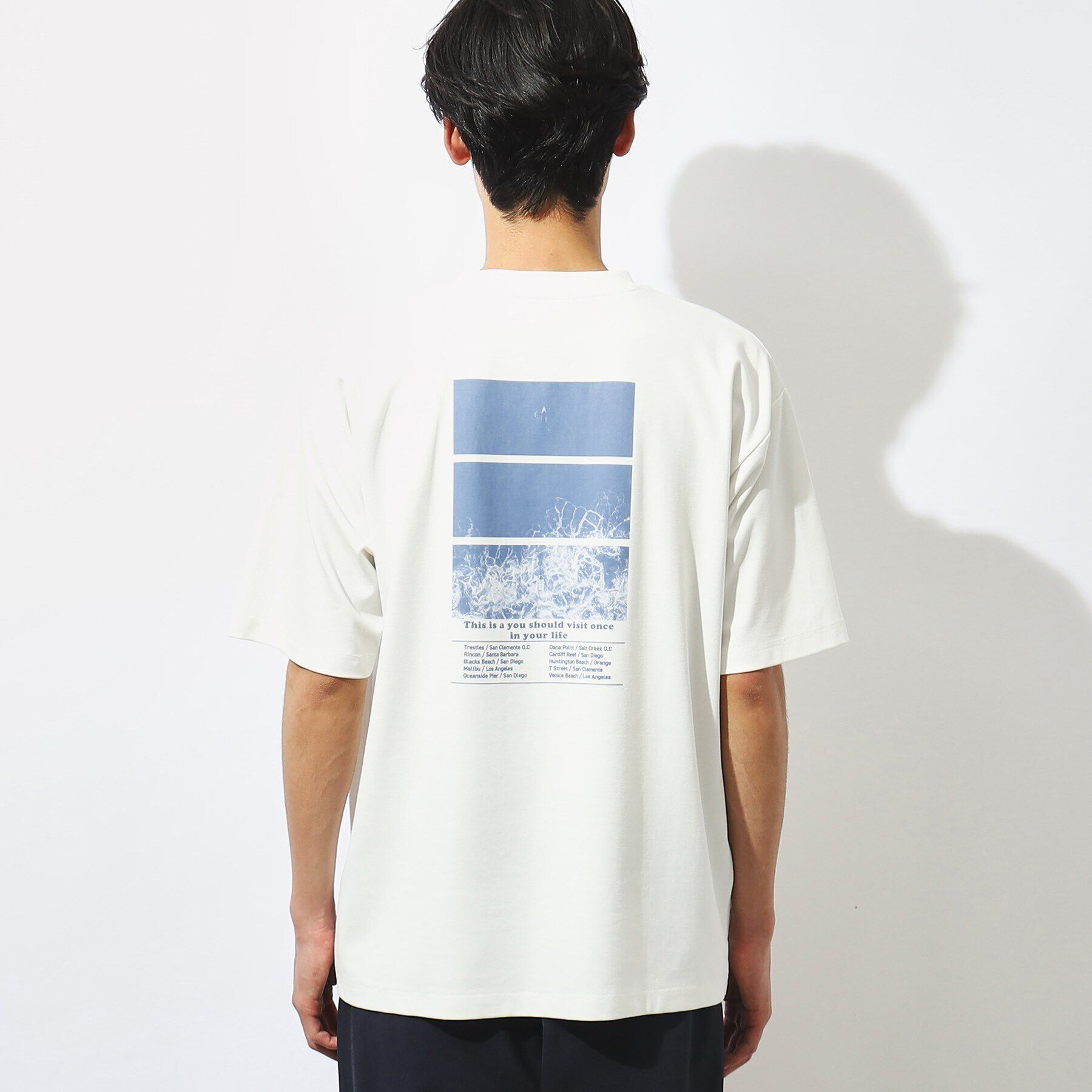 THE SHOP TK「【接触冷感】FRESH NATURE ポンチフォトTシャツ」|Tシャツ・カットソー|