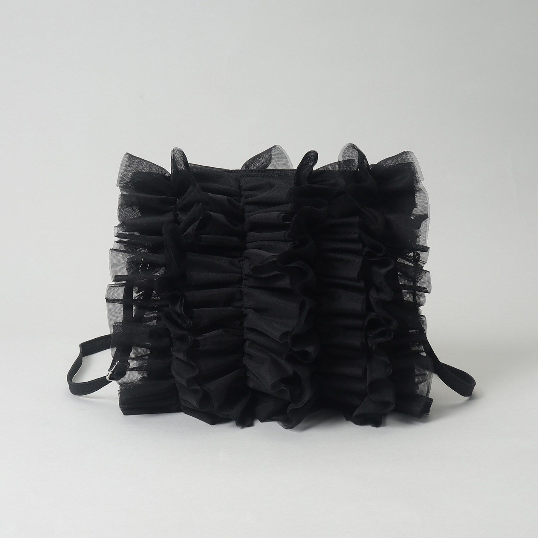 THE SHOP TK「フリルチュール巾着バッグ」|トートバッグ|