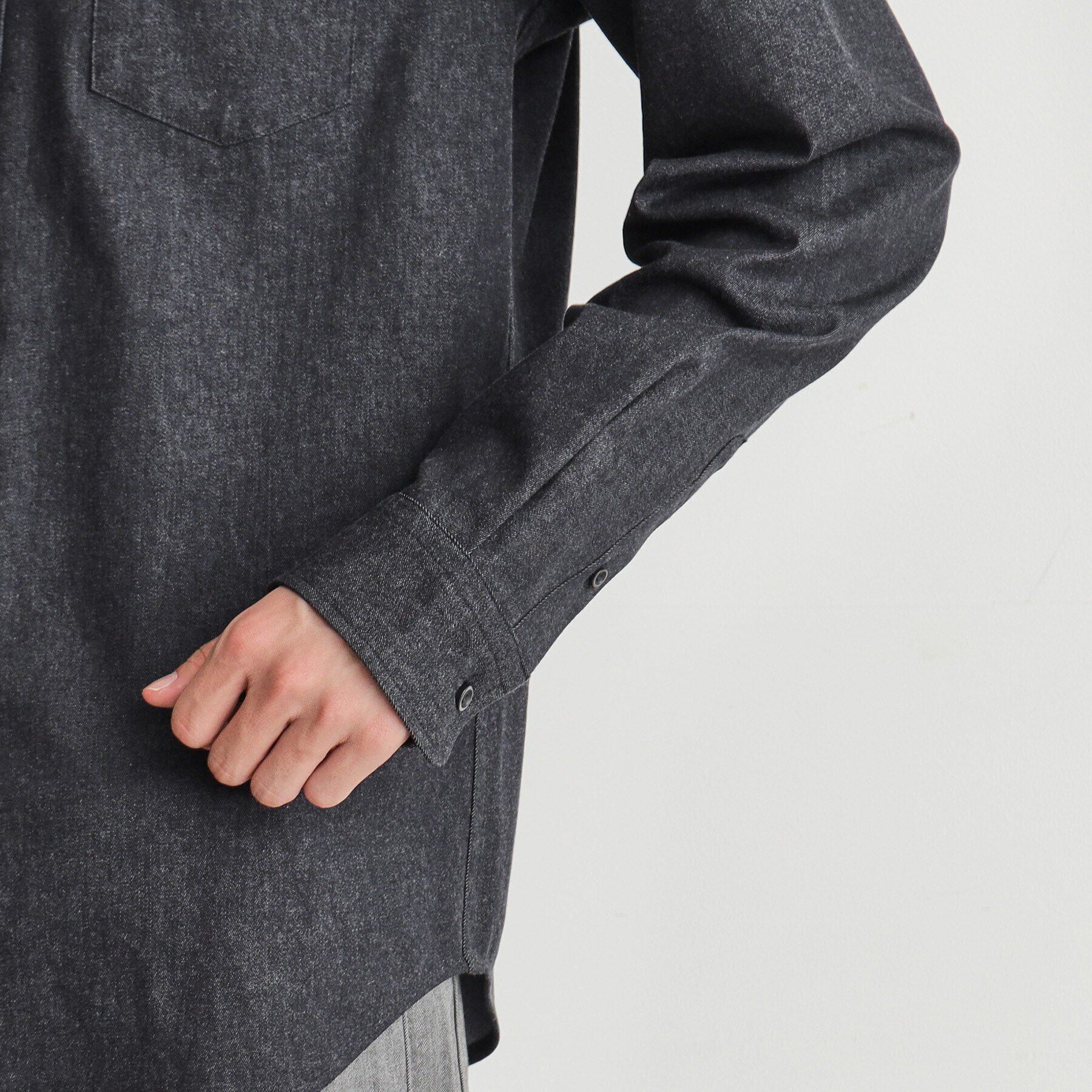 THE SHOP TK「【色落ちしにくい】エバーデニムシャツ」|シャツ・ブラウス|