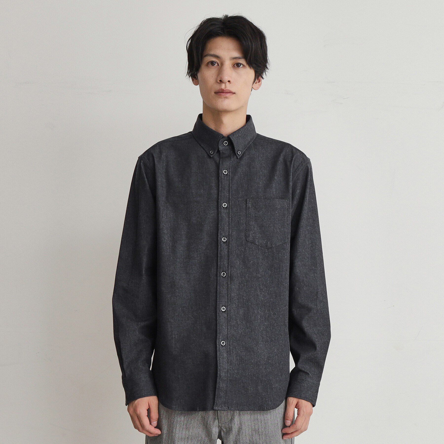 THE SHOP TK「【色落ちしにくい】エバーデニムシャツ」|シャツ・ブラウス|