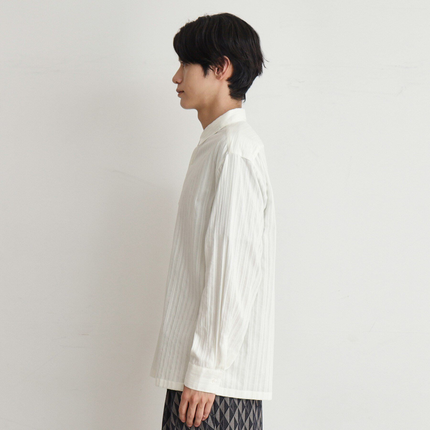 THE SHOP TK「コットンレース長袖シャツ」|シャツ・ブラウス|