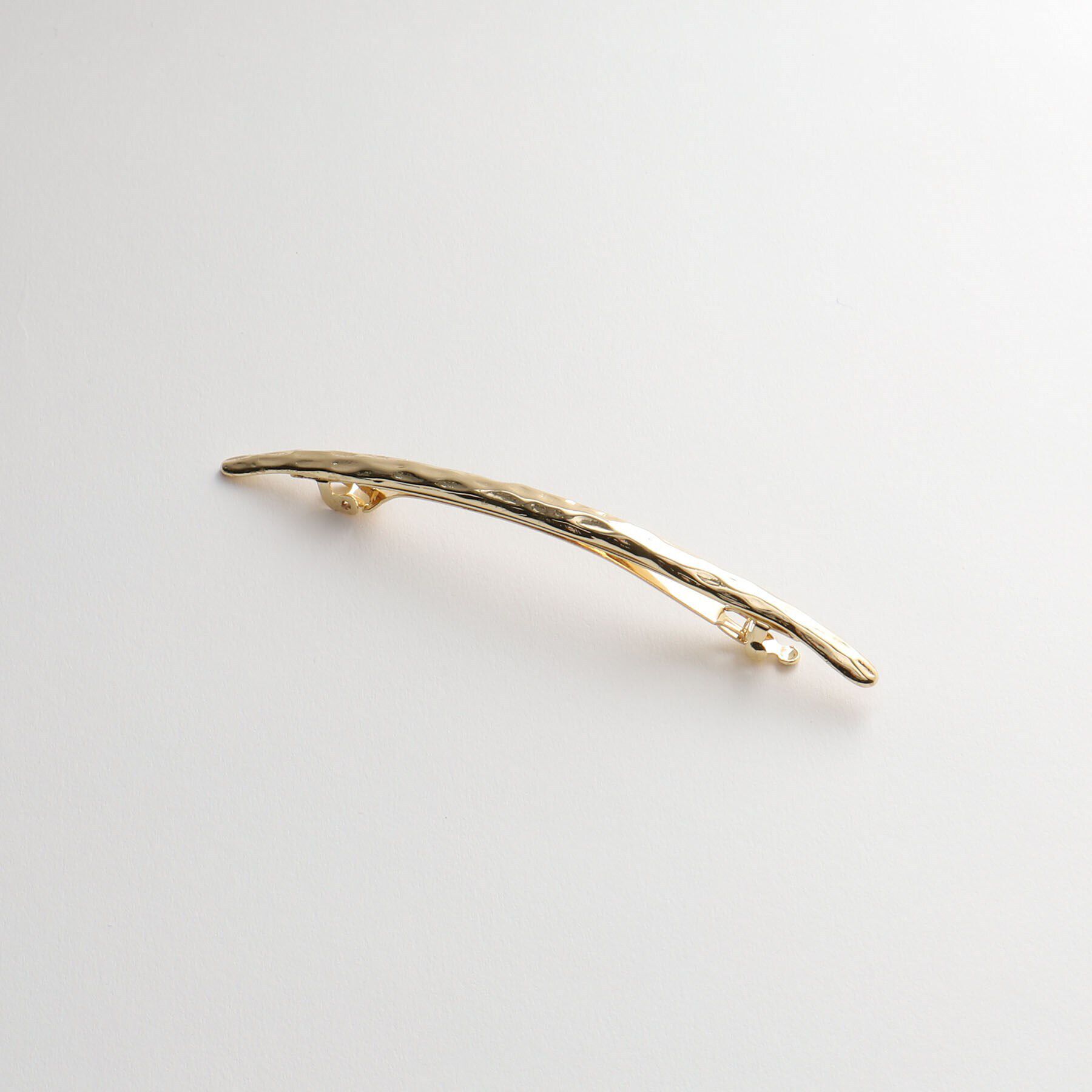 THE SHOP TK「細メタルバレッタ」|その他|ｺﾞｰﾙﾄﾞ(007)