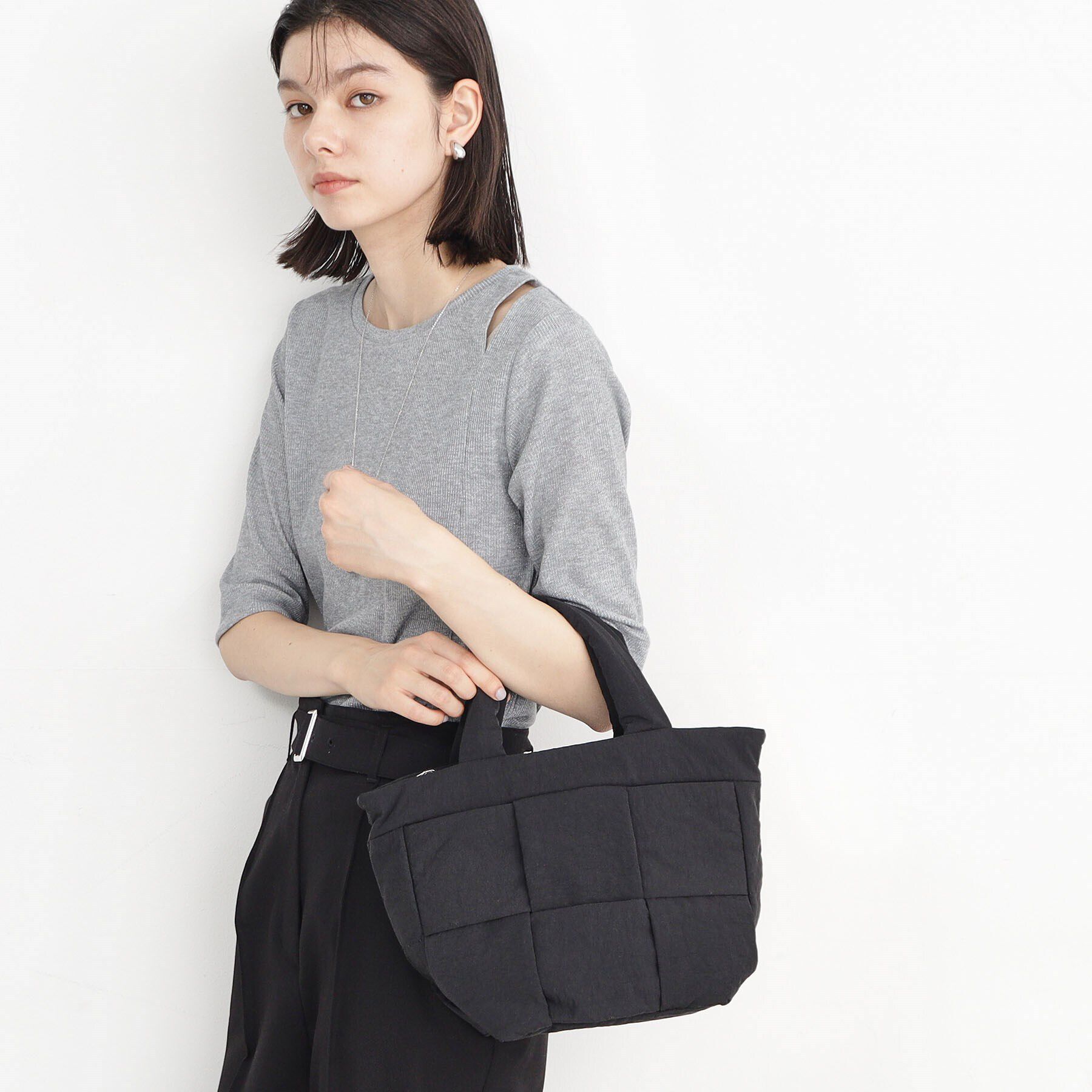 THE SHOP TK「ナイロン2WAYメッシュミニトート」|トートバッグ|