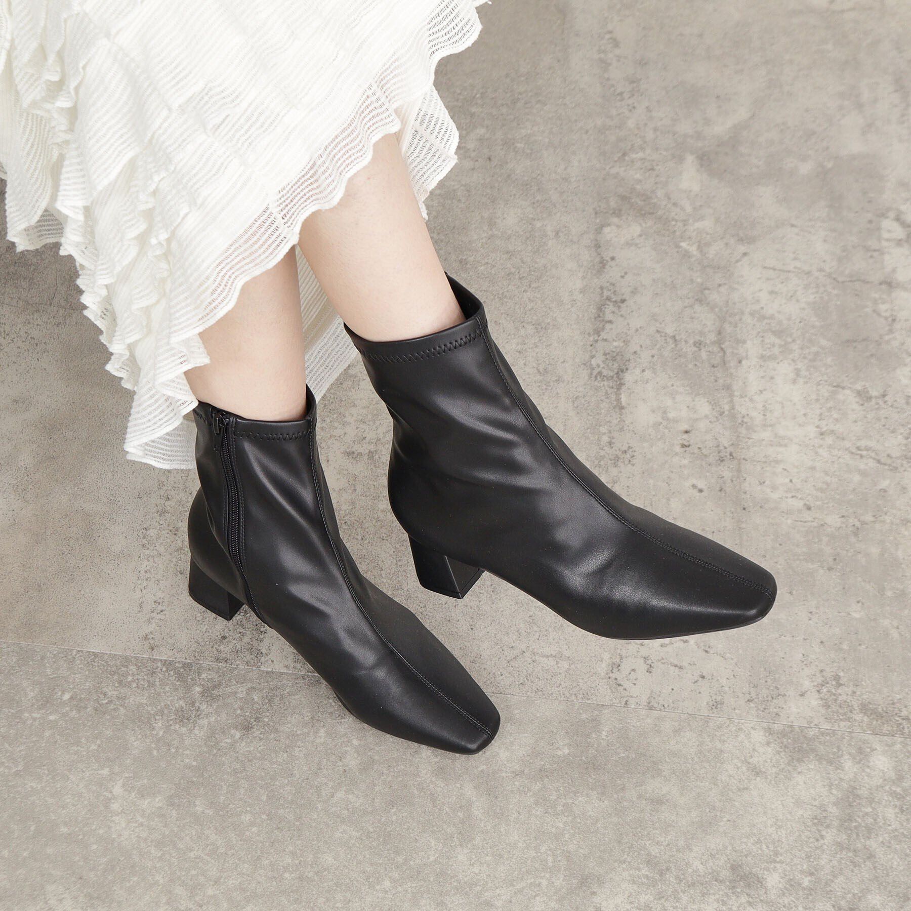 THE SHOP TK「【＠BAILA掲載】ミドル丈ブーツ」|ショートブーツ|