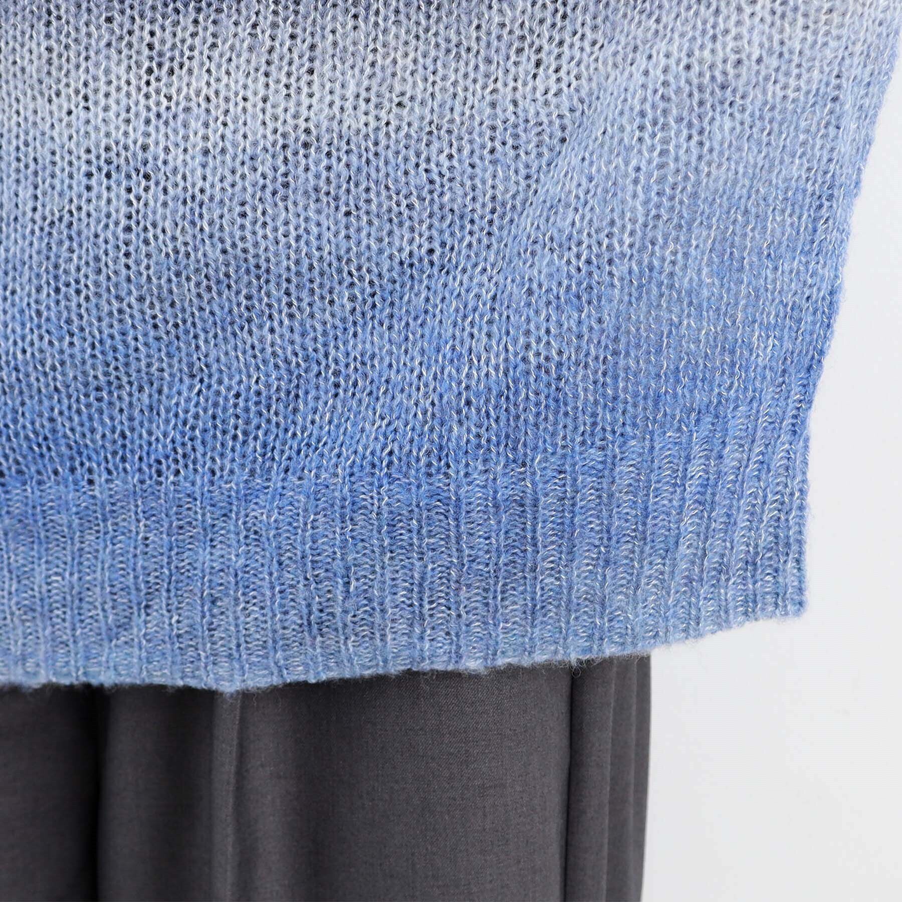 THE SHOP TK「【ヒルナンデス！で紹介】グラデーションシアーニット」|ニット・セーター|