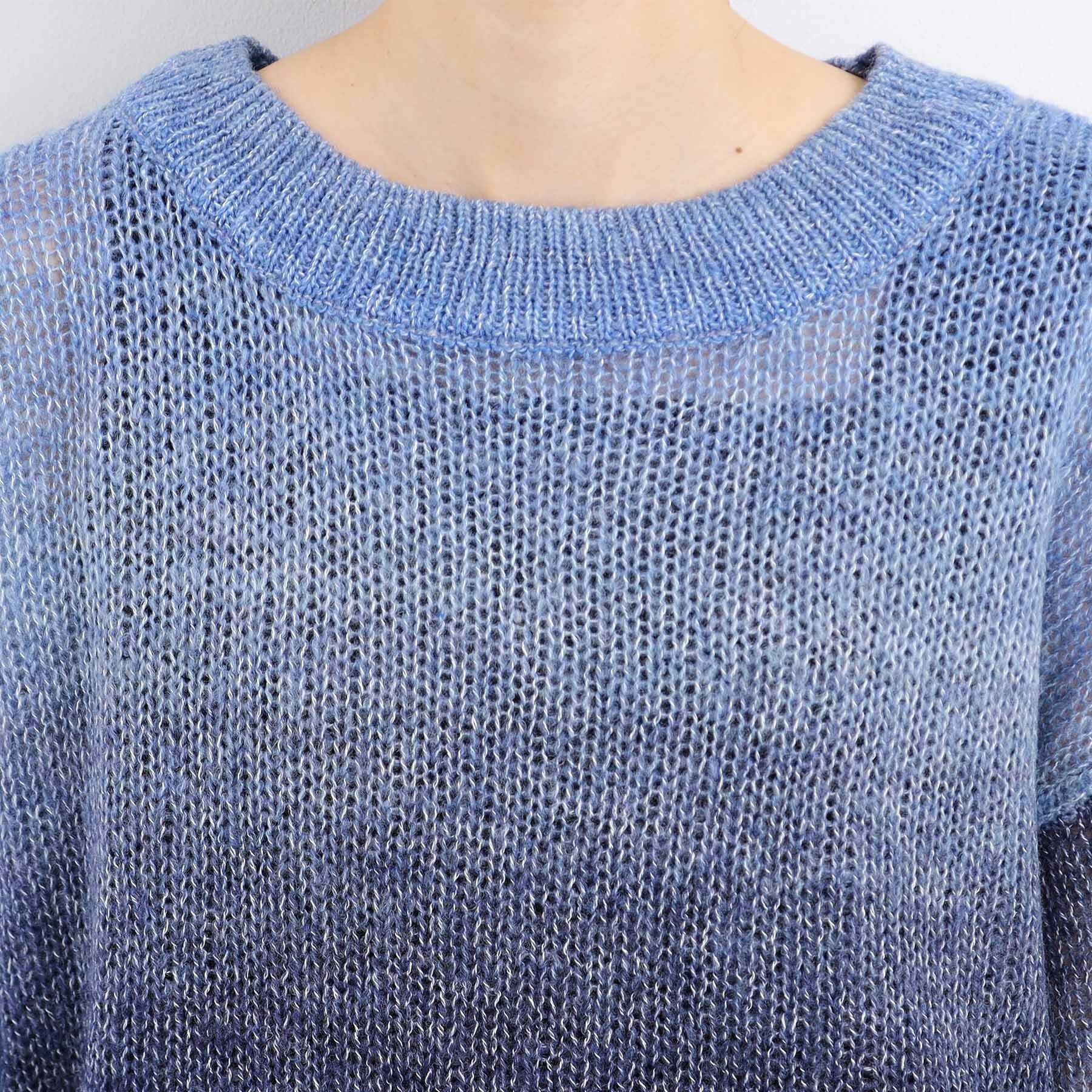 THE SHOP TK「【ヒルナンデス！で紹介】グラデーションシアーニット」|ニット・セーター|