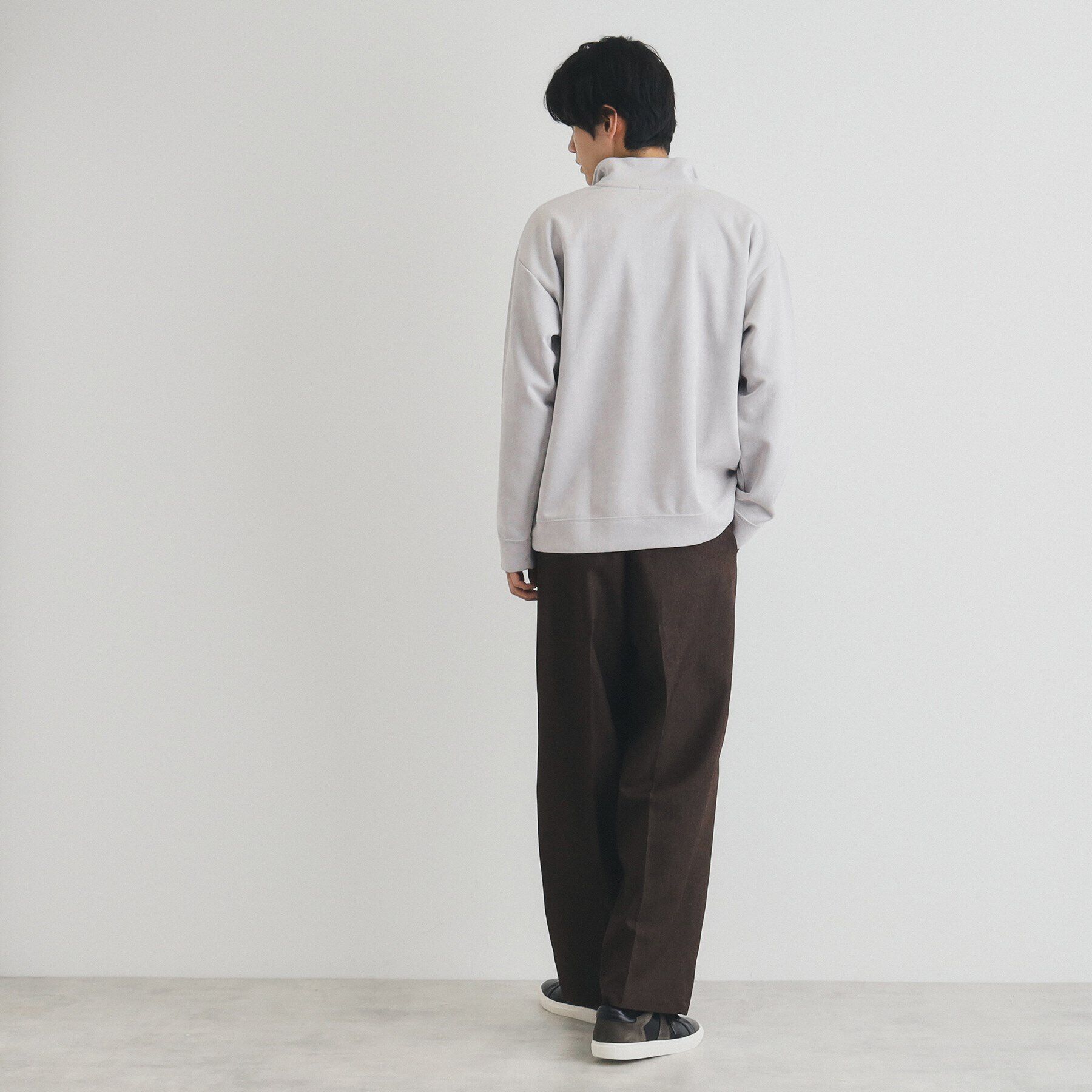 THE SHOP TK「ツータックワイドストレートスラックス ツイル／デニム」|その他|