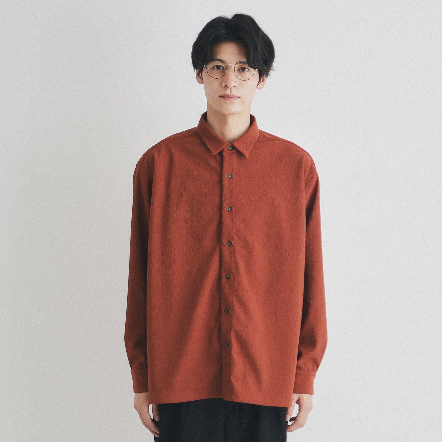 THE SHOP TK「リラックスシルエット楊柳シャツ」|シャツ・ブラウス|