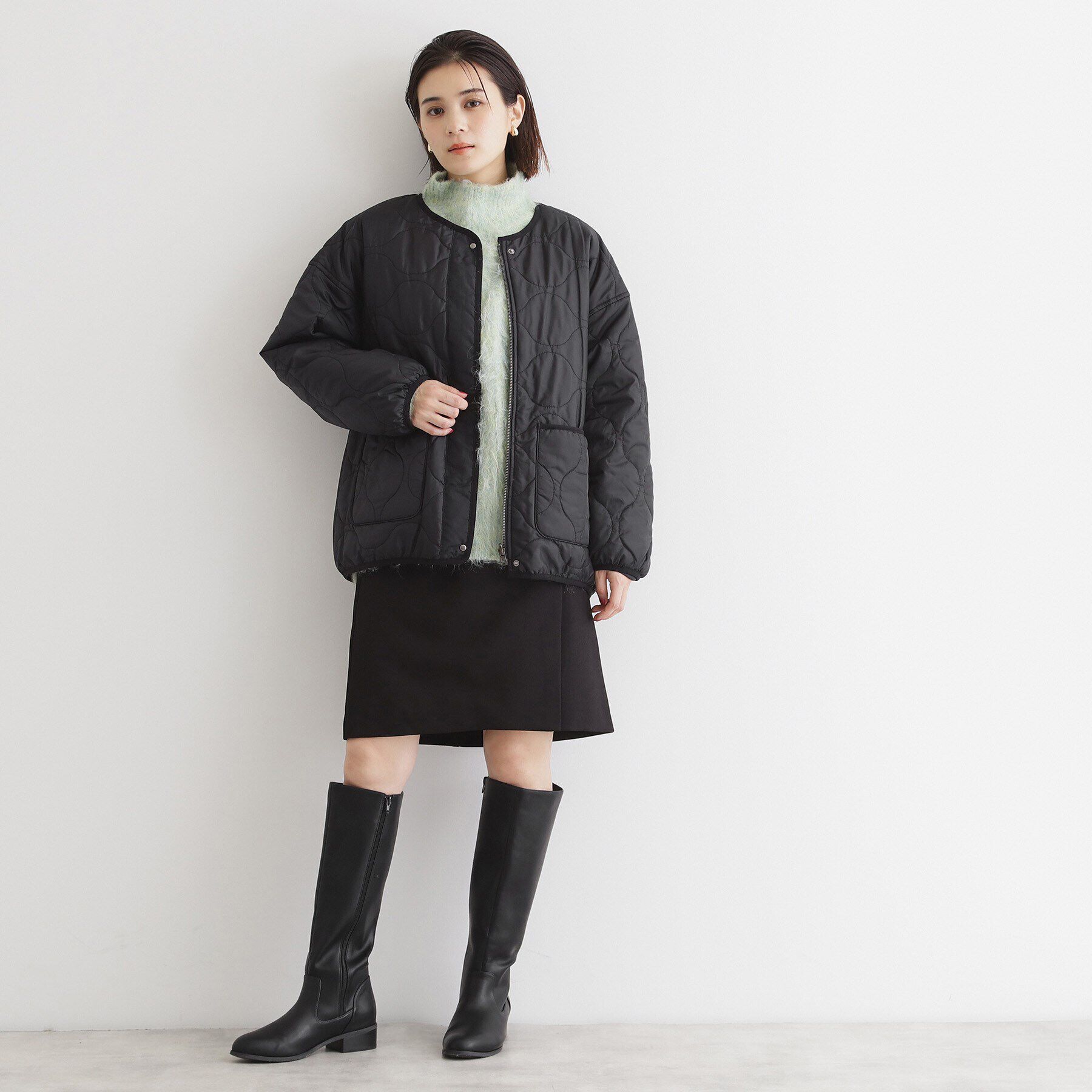 THE SHOP TK「【蓄熱保温】リバーシブルキルトブルゾン」|ブルゾン・スタジャン|