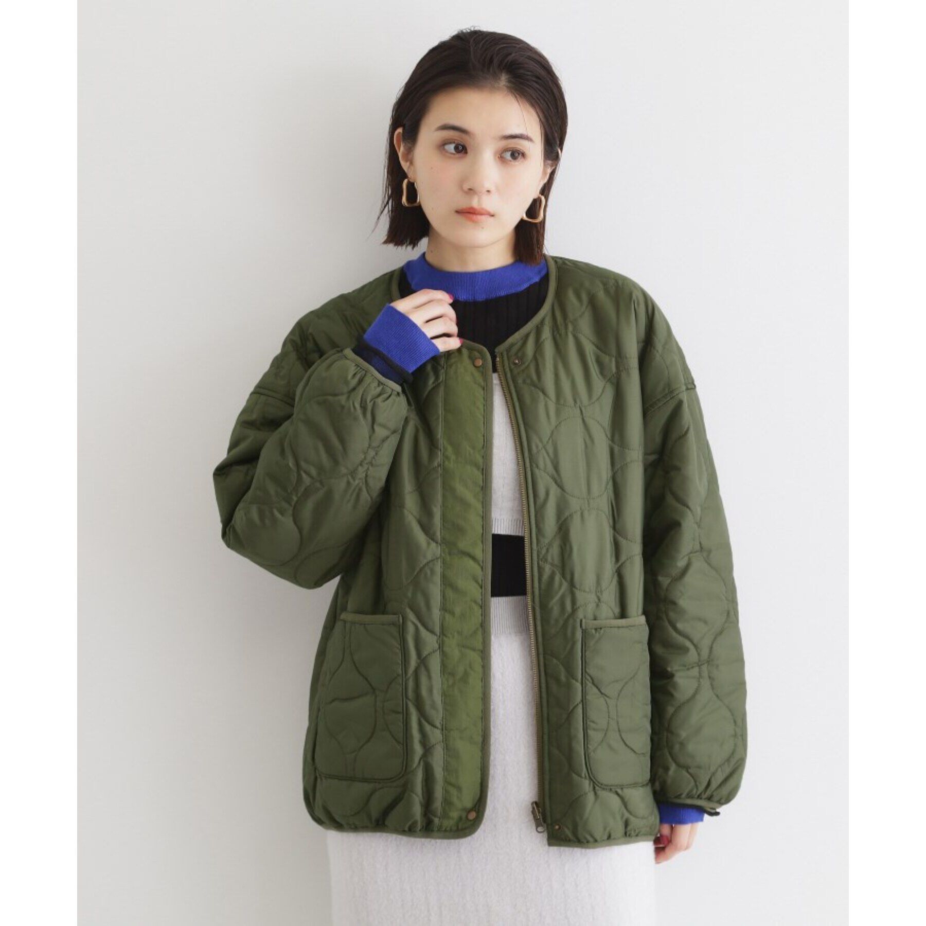 THE SHOP TK「【蓄熱保温】リバーシブルキルトブルゾン」|ブルゾン・スタジャン|