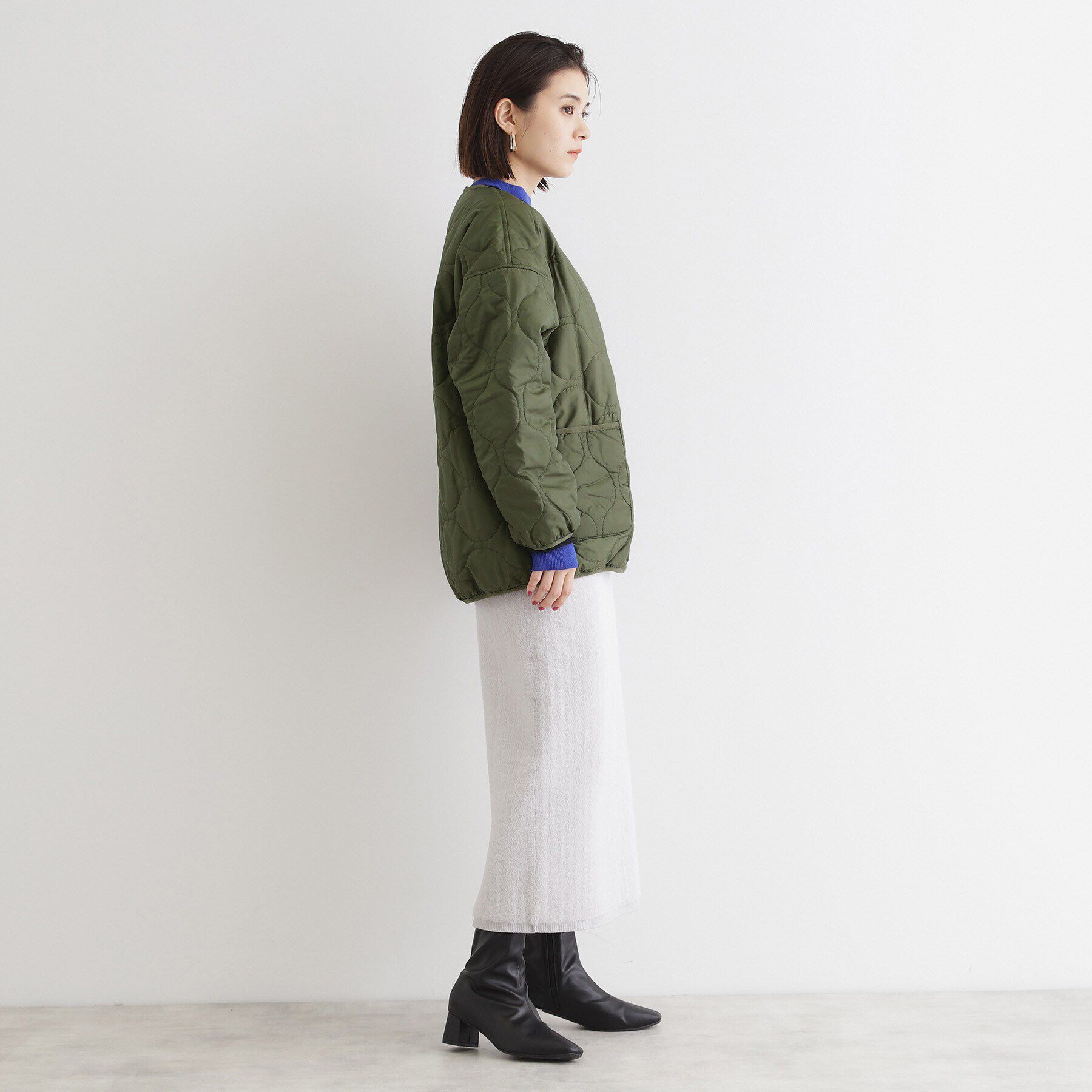 THE SHOP TK「【蓄熱保温】リバーシブルキルトブルゾン」|ブルゾン・スタジャン|