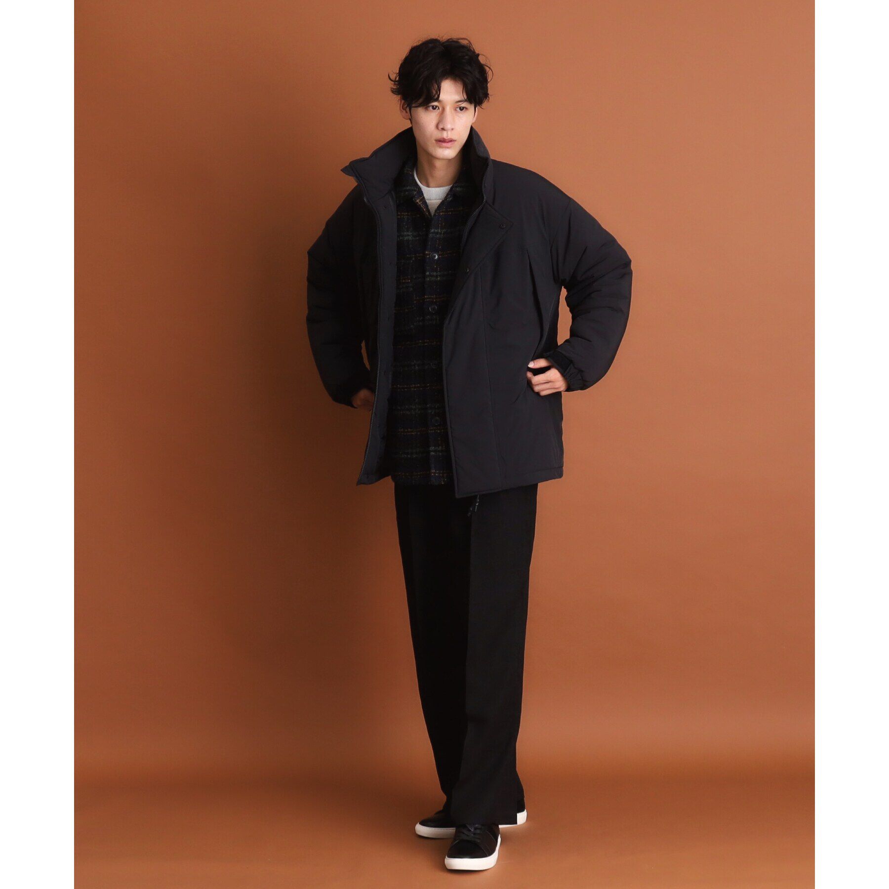 THE SHOP TK「モンスターパーカ ビッグシルエット／洗える」|ダウン|