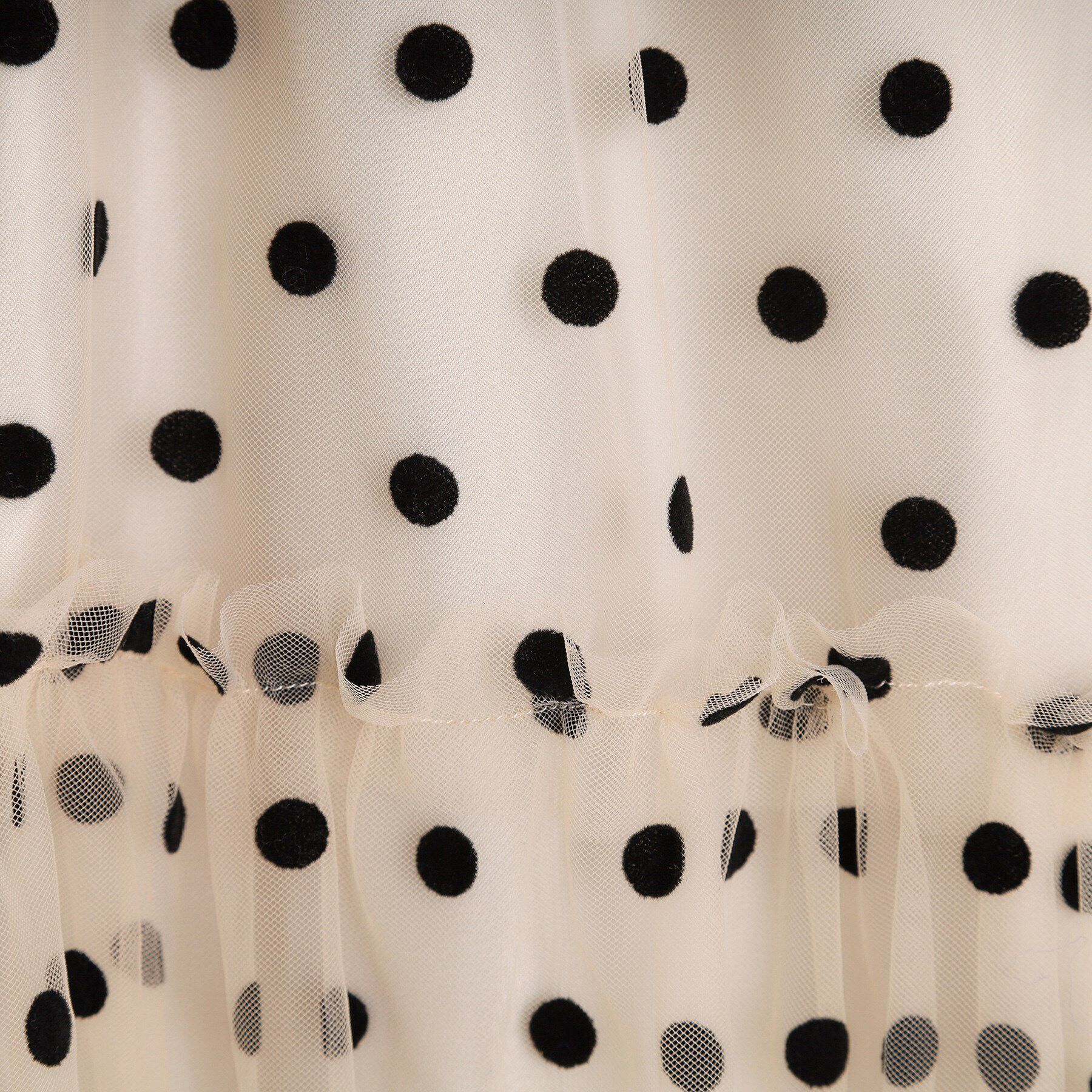 THE SHOP TK「チュールドットスカート【洗える】」|スカート|