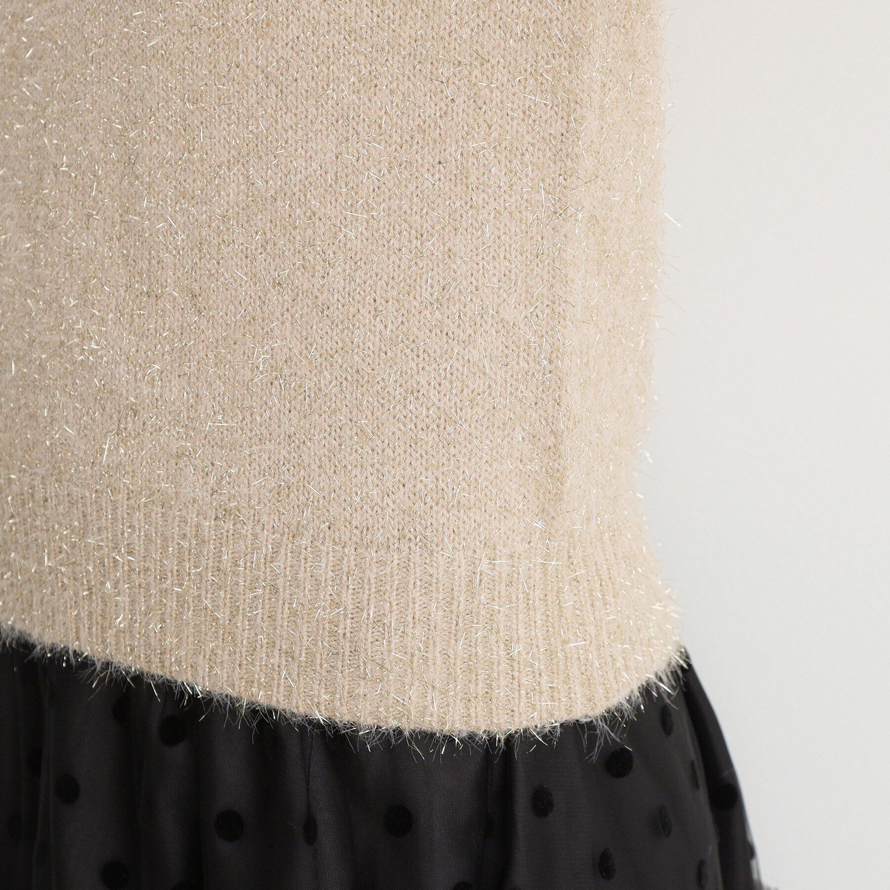 THE SHOP TK「シャイニーフェザーニット【洗える】」|ニット・セーター|