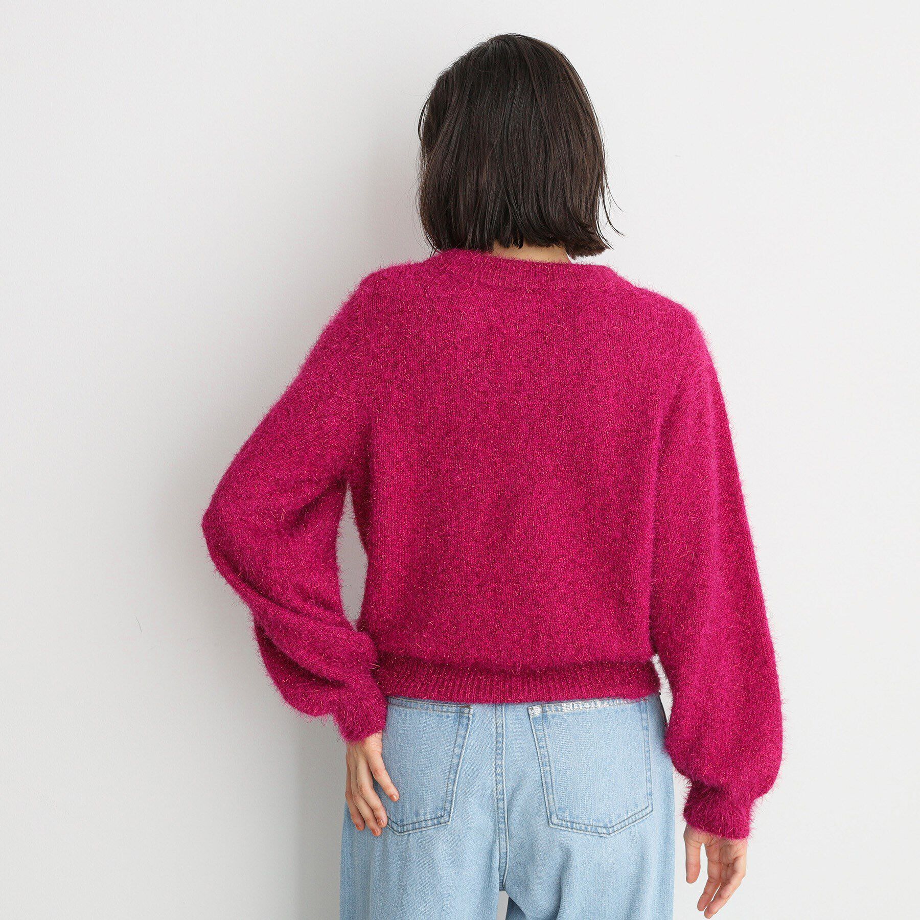 THE SHOP TK「シャイニーフェザーニット【洗える】」|ニット・セーター|