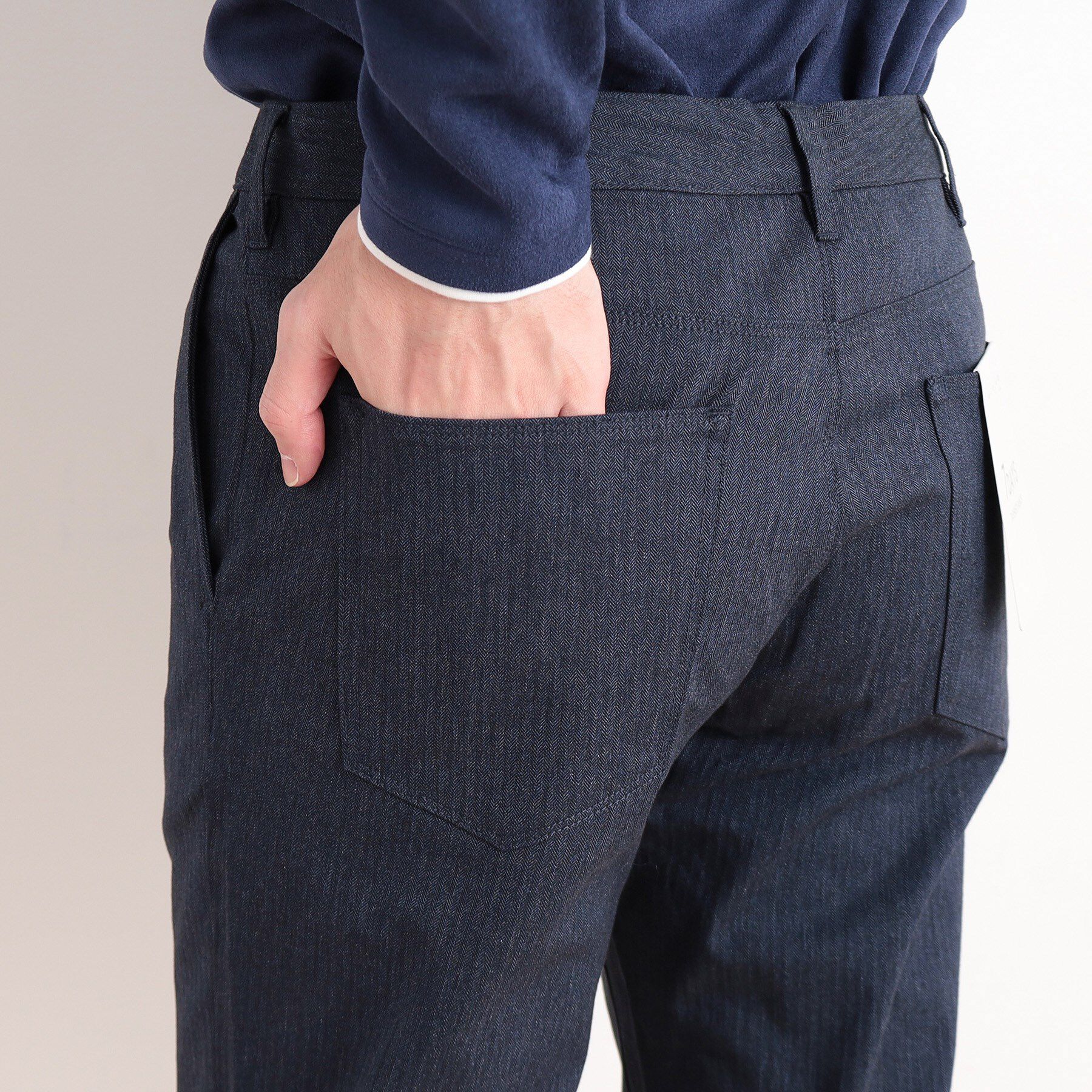 THE SHOP TK「【オールシーズン穿ける！】7DAYSストレッチへリンボンパンツ　ON&hArr;OFF兼用」|その他|