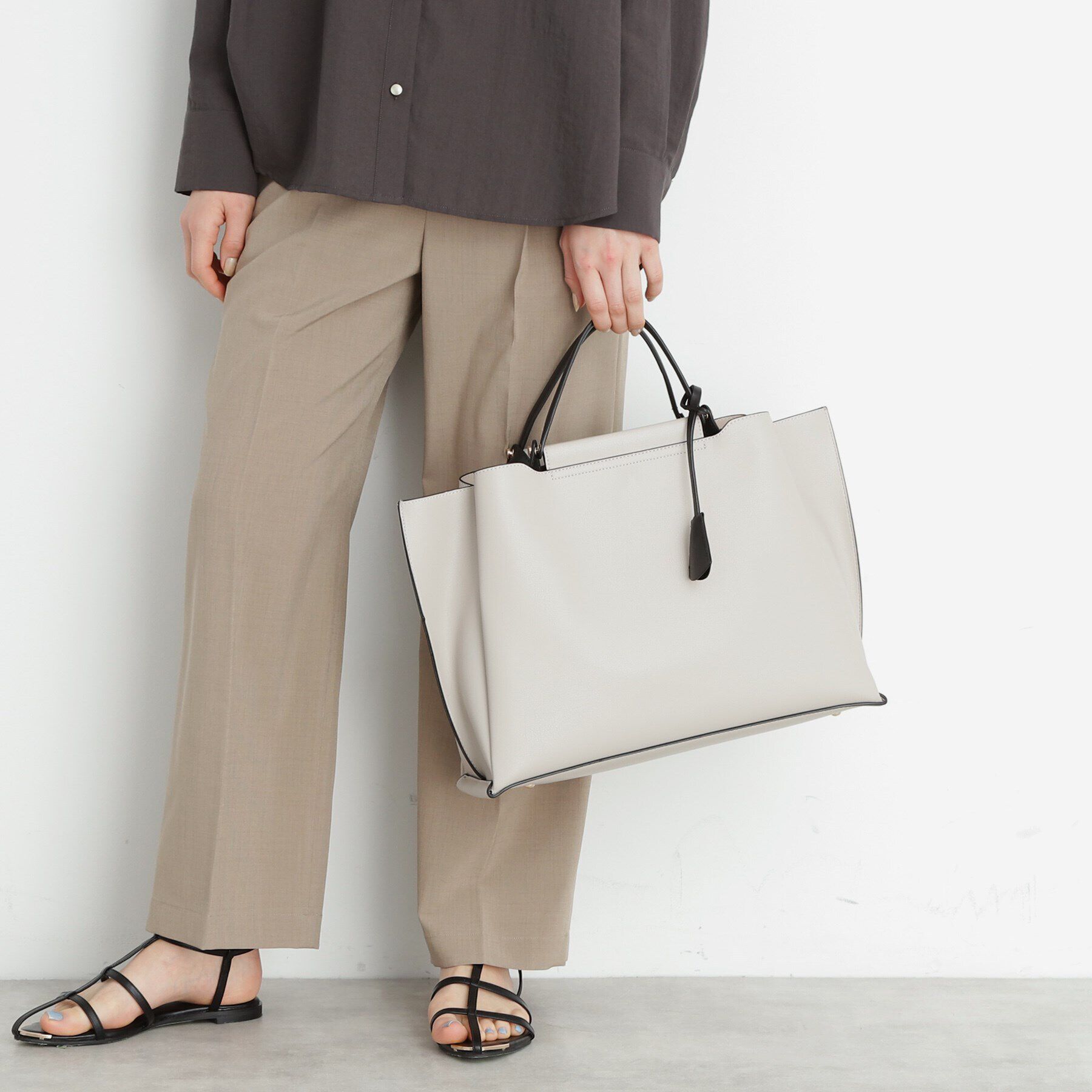 THE SHOP TK「A4横多ポケットトートバッグ」|トートバッグ|