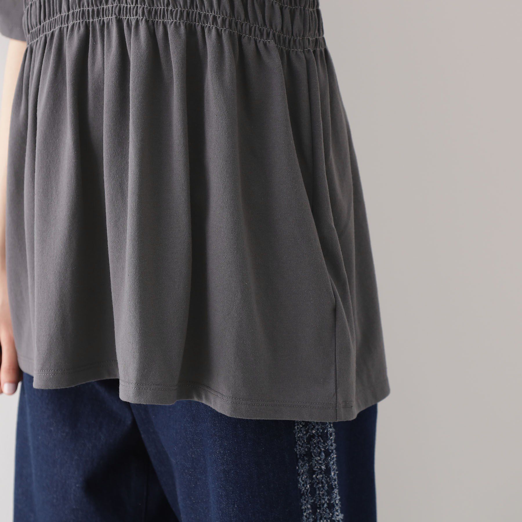 THE SHOP TK「ロゴシャーリングプルオーバー【親子リンク/洗濯機OK】」|Tシャツ・カットソー|