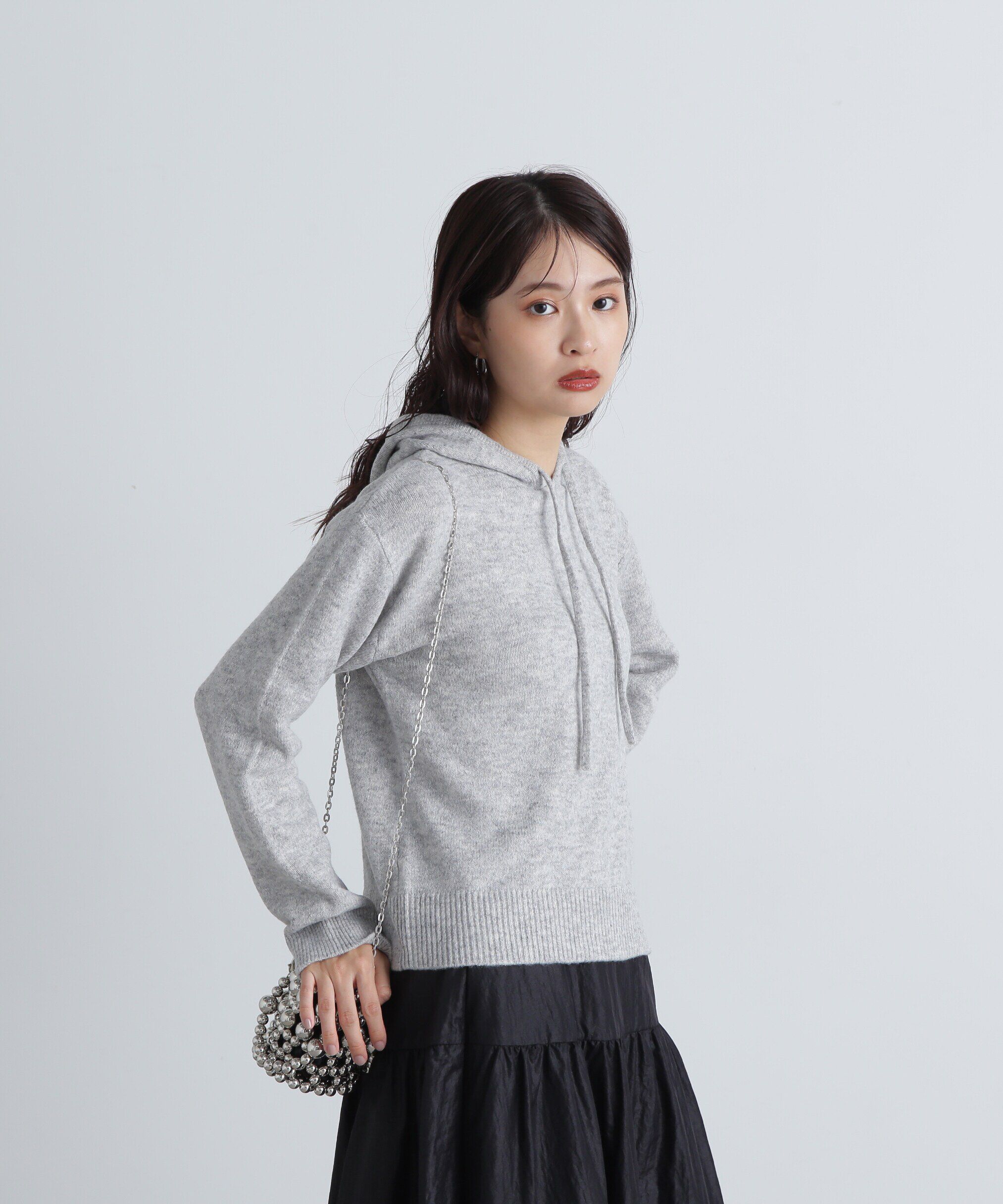  「ニットパーカー」|ニット・セーター|