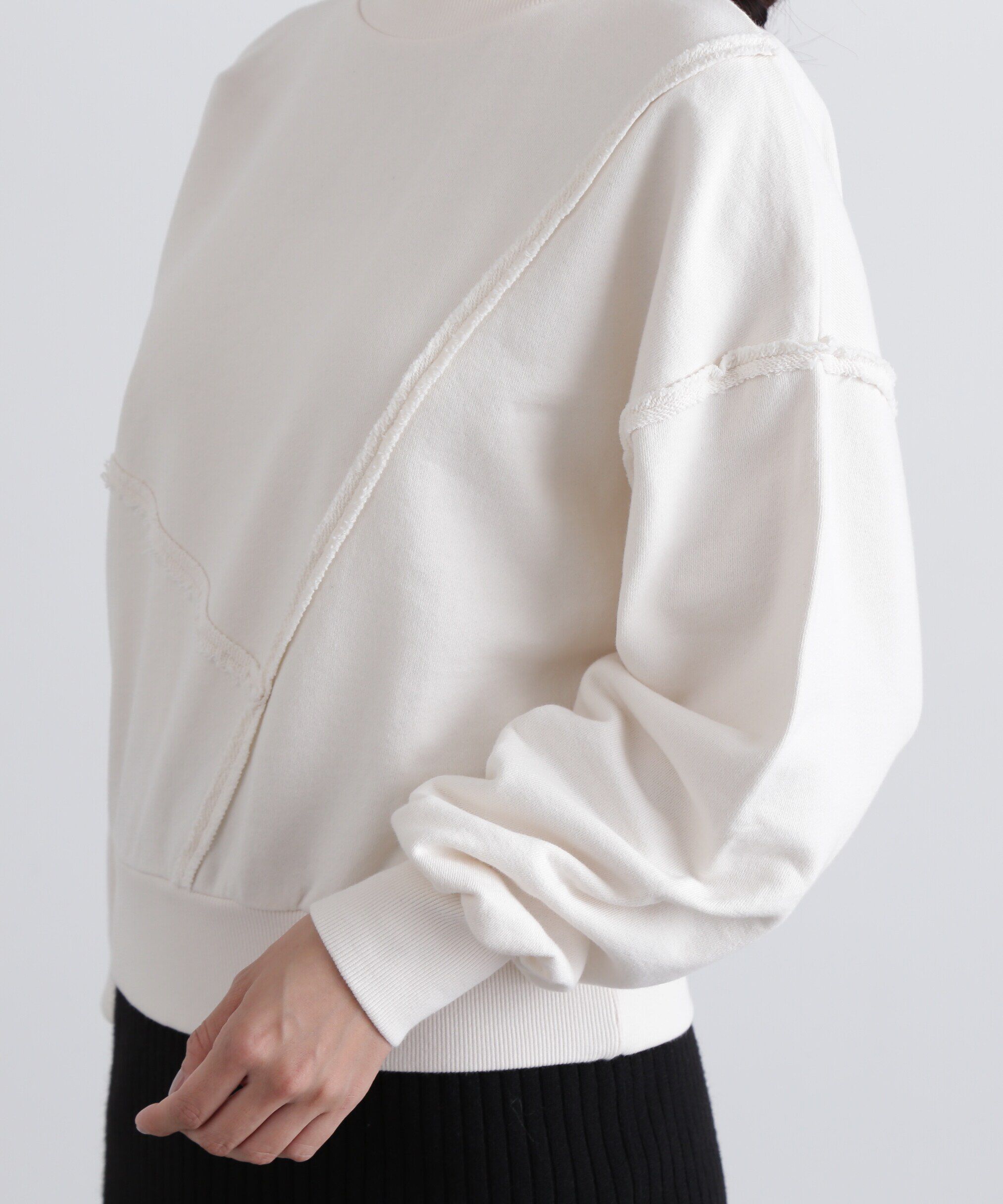  「パネルデザインスウェット」|Tシャツ・カットソー|