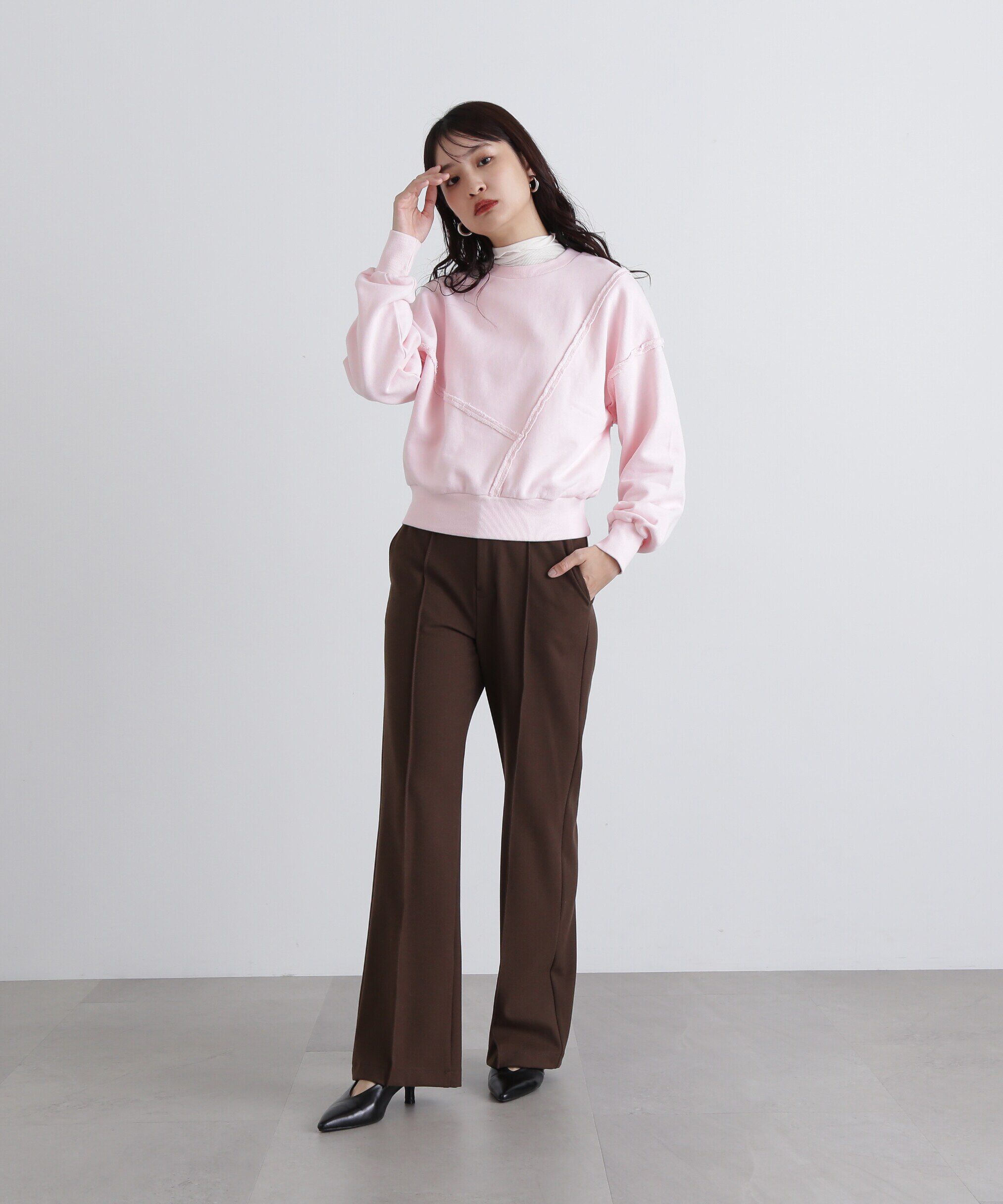  「パネルデザインスウェット」|Tシャツ・カットソー|