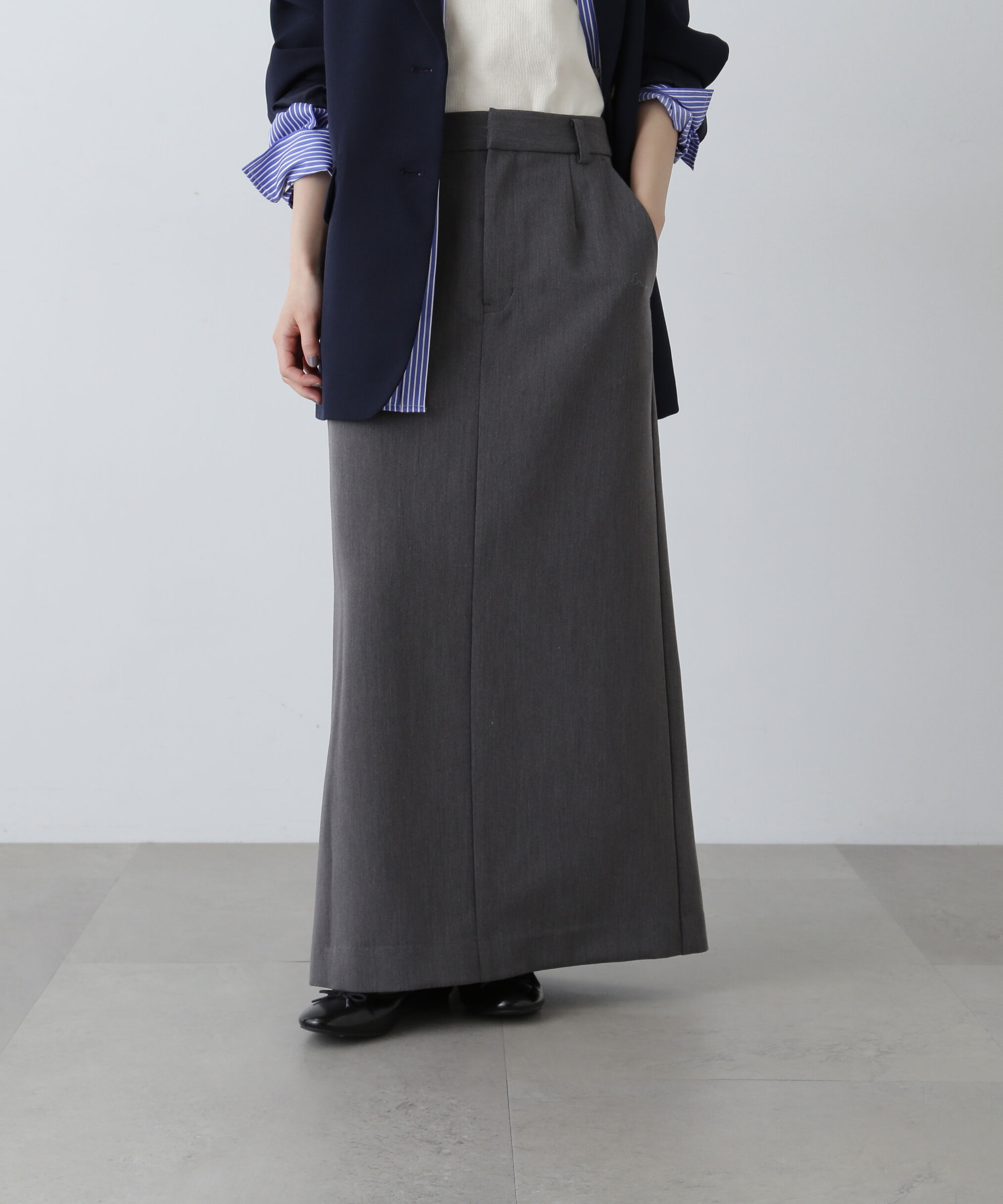  「ツイルマキシスカート」|スカート|
