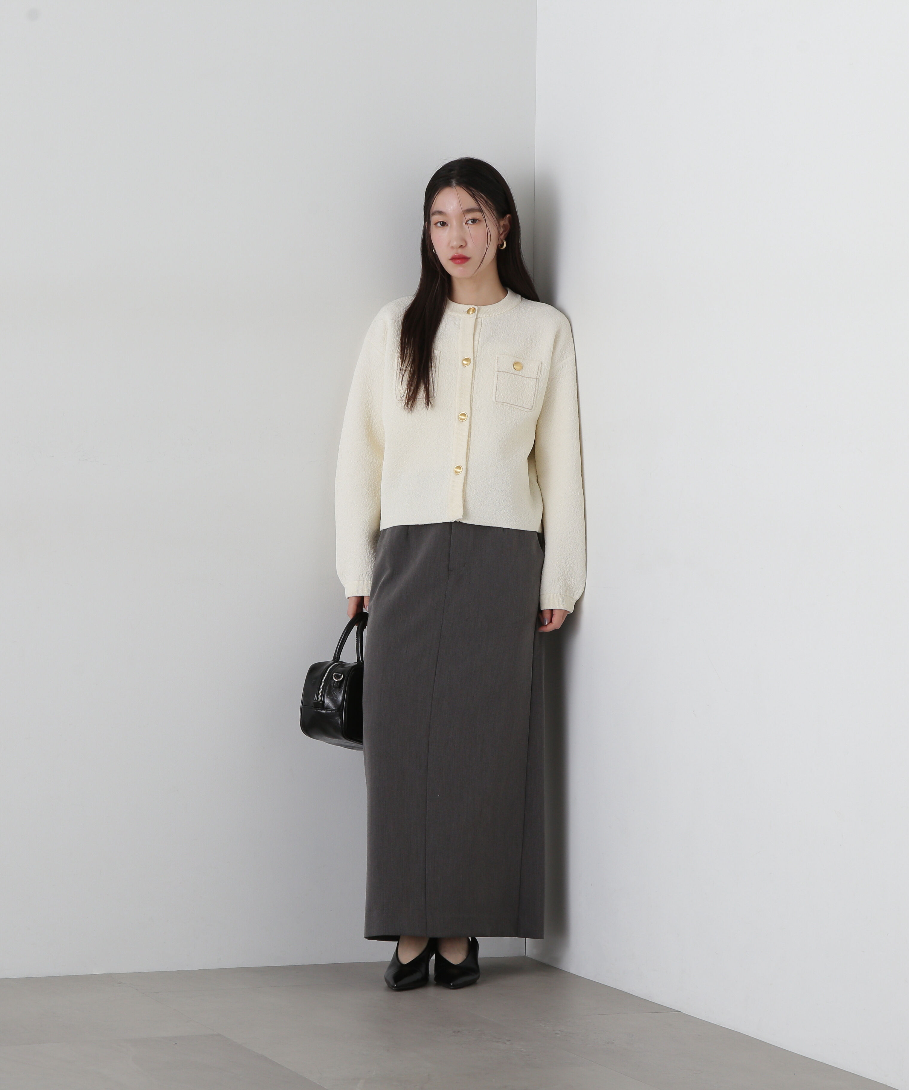  「ツイルマキシスカート」|スカート|