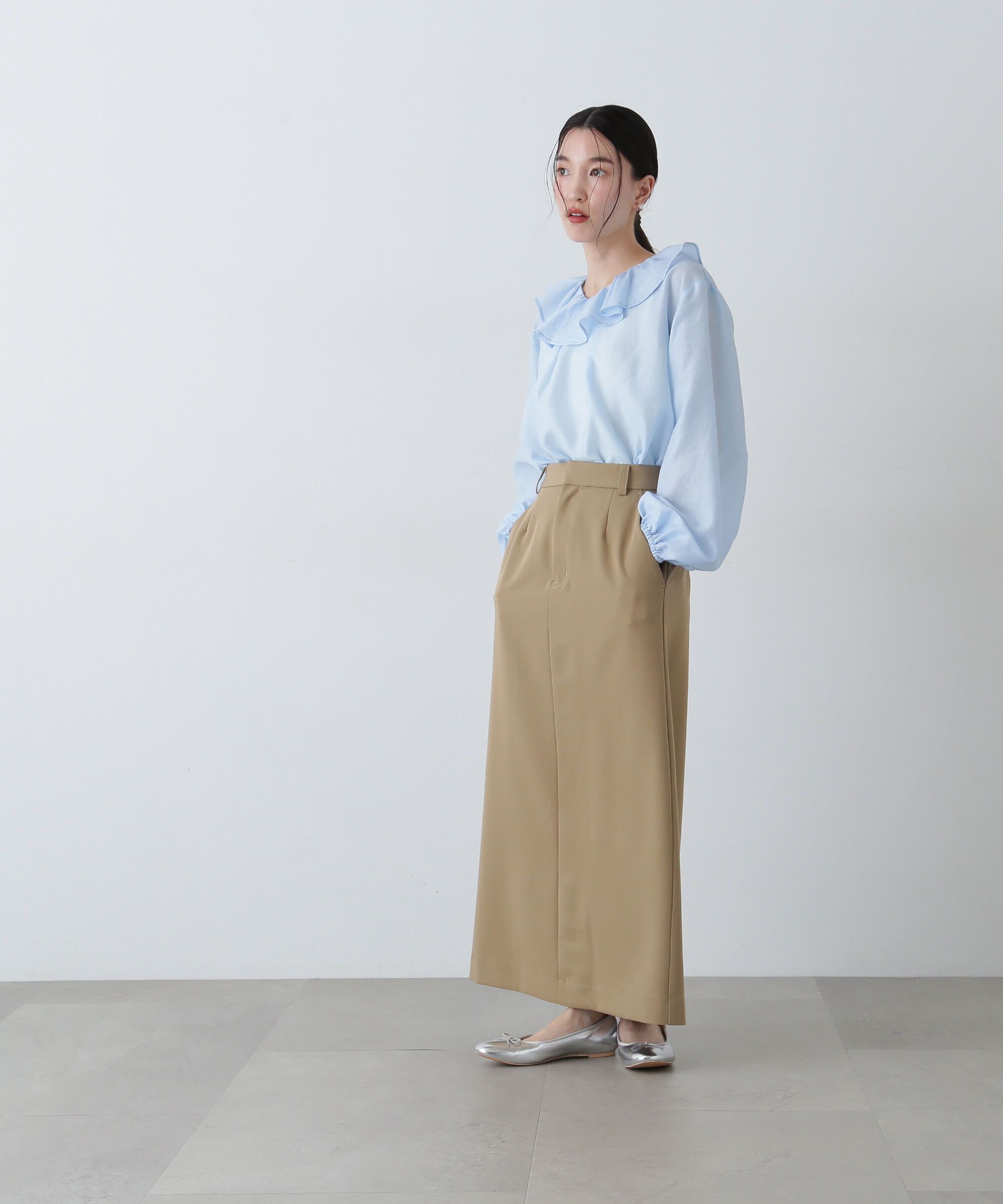  「ツイルマキシスカート」|スカート|