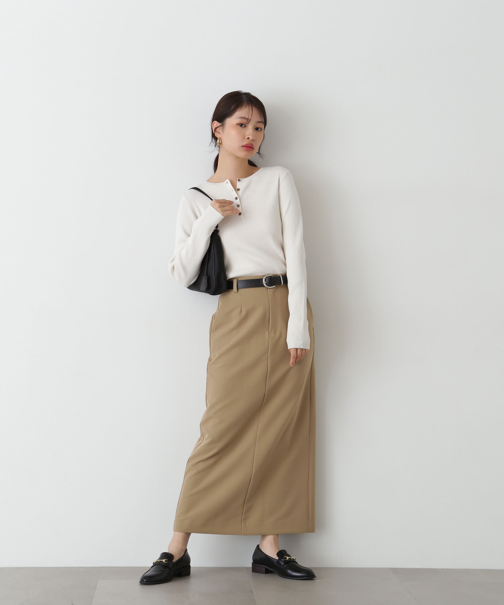  「ツイルマキシスカート」|スカート|