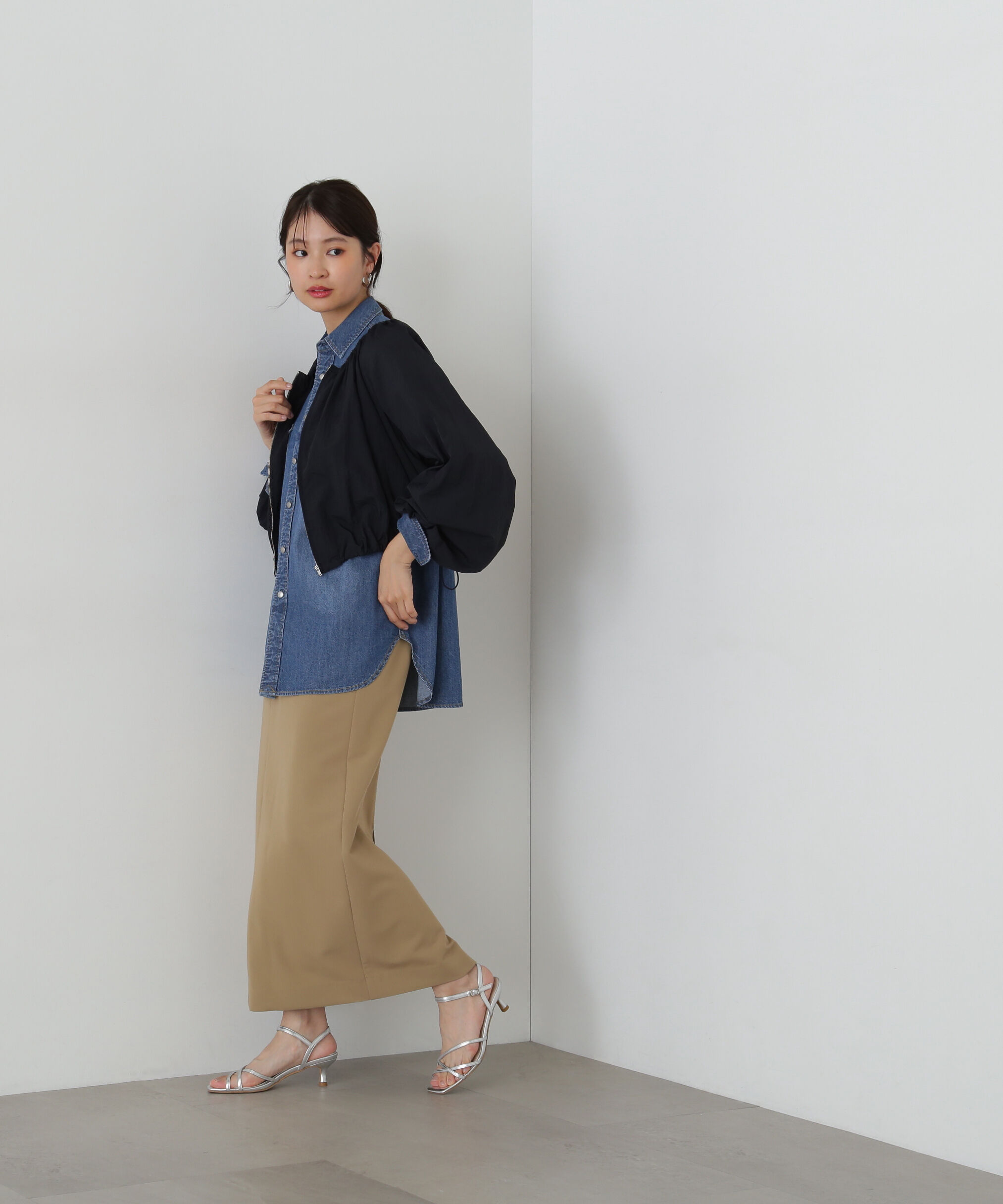  「ツイルマキシスカート」|スカート|