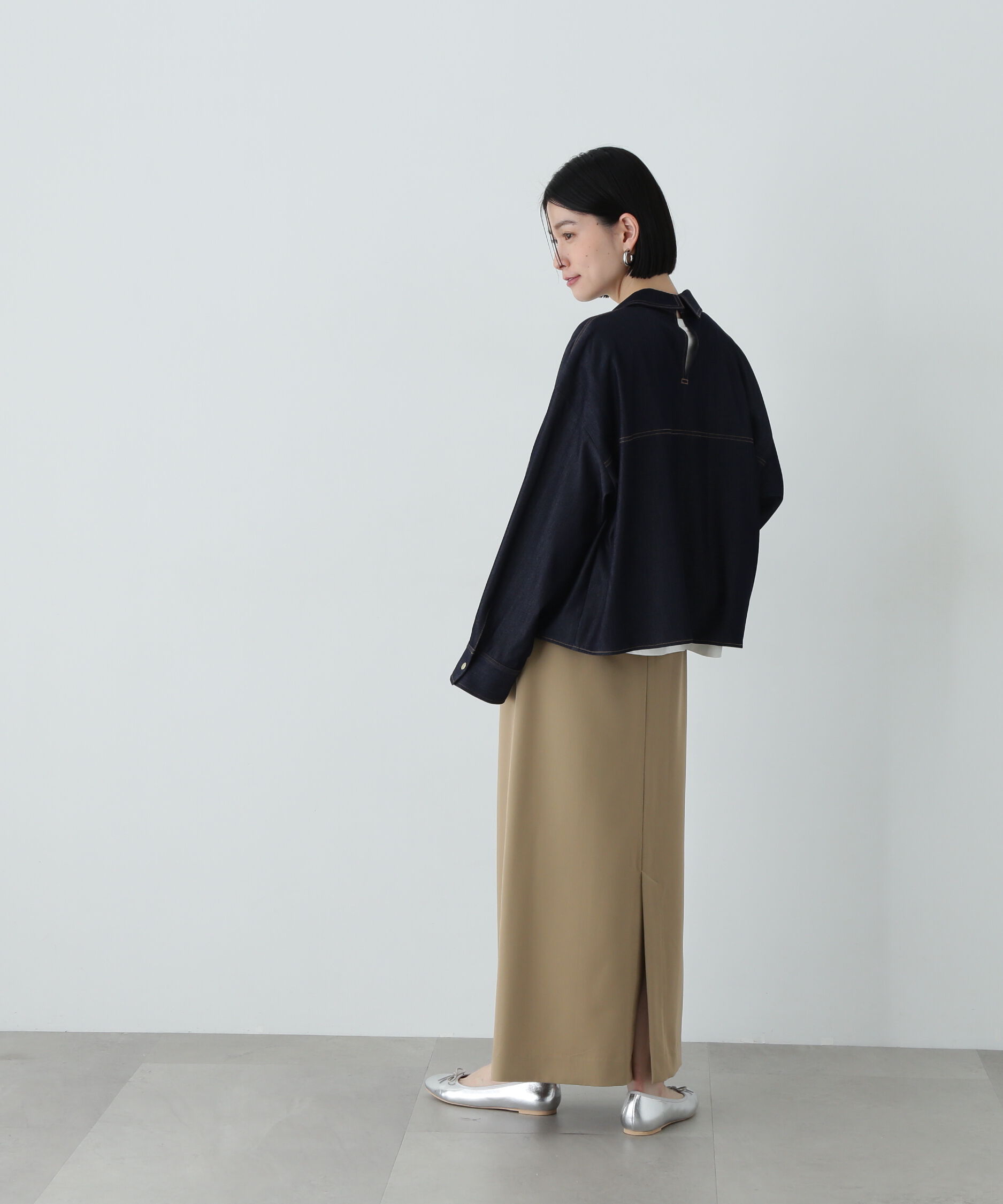  「ツイルマキシスカート」|スカート|