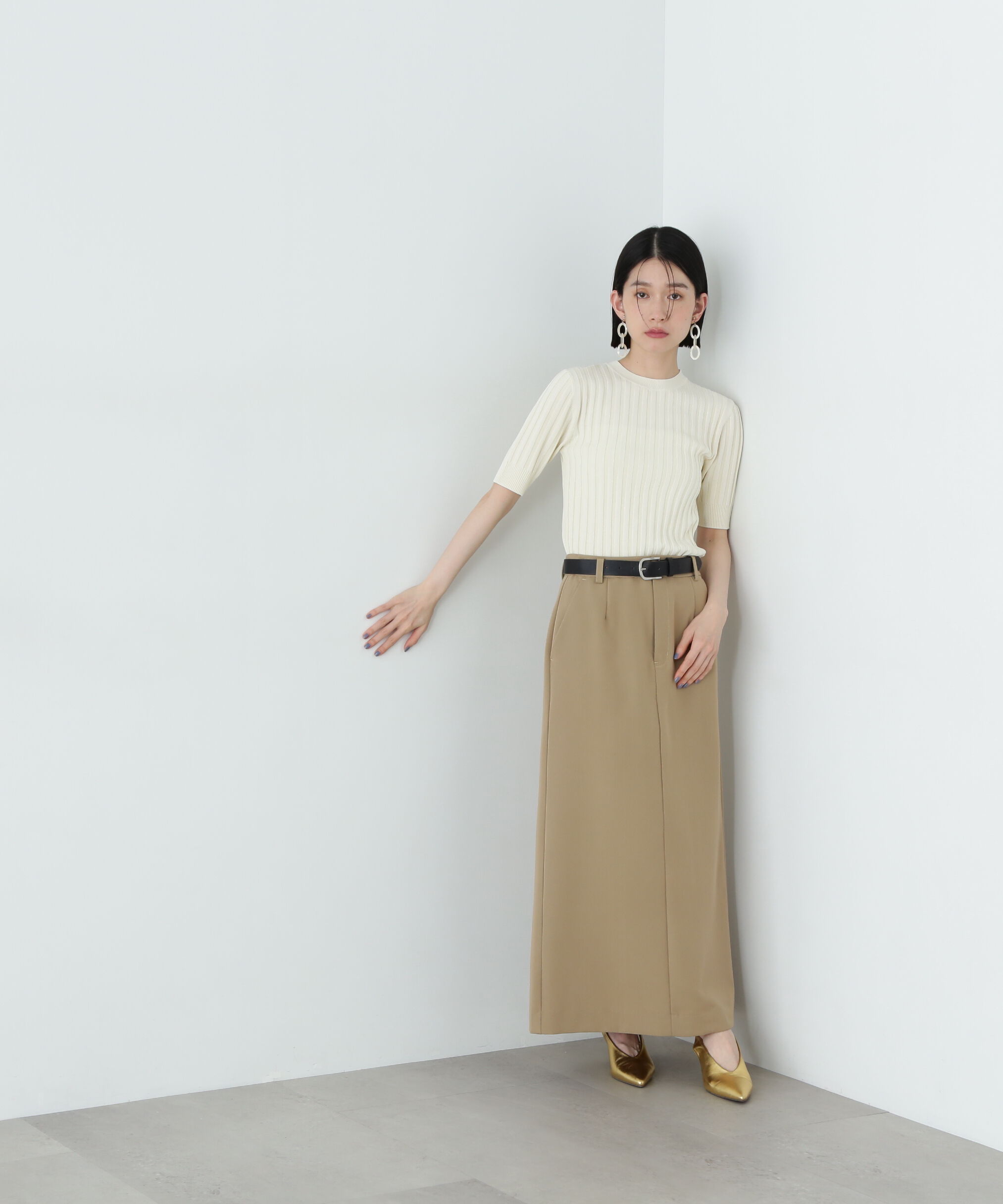  「ツイルマキシスカート」|スカート|