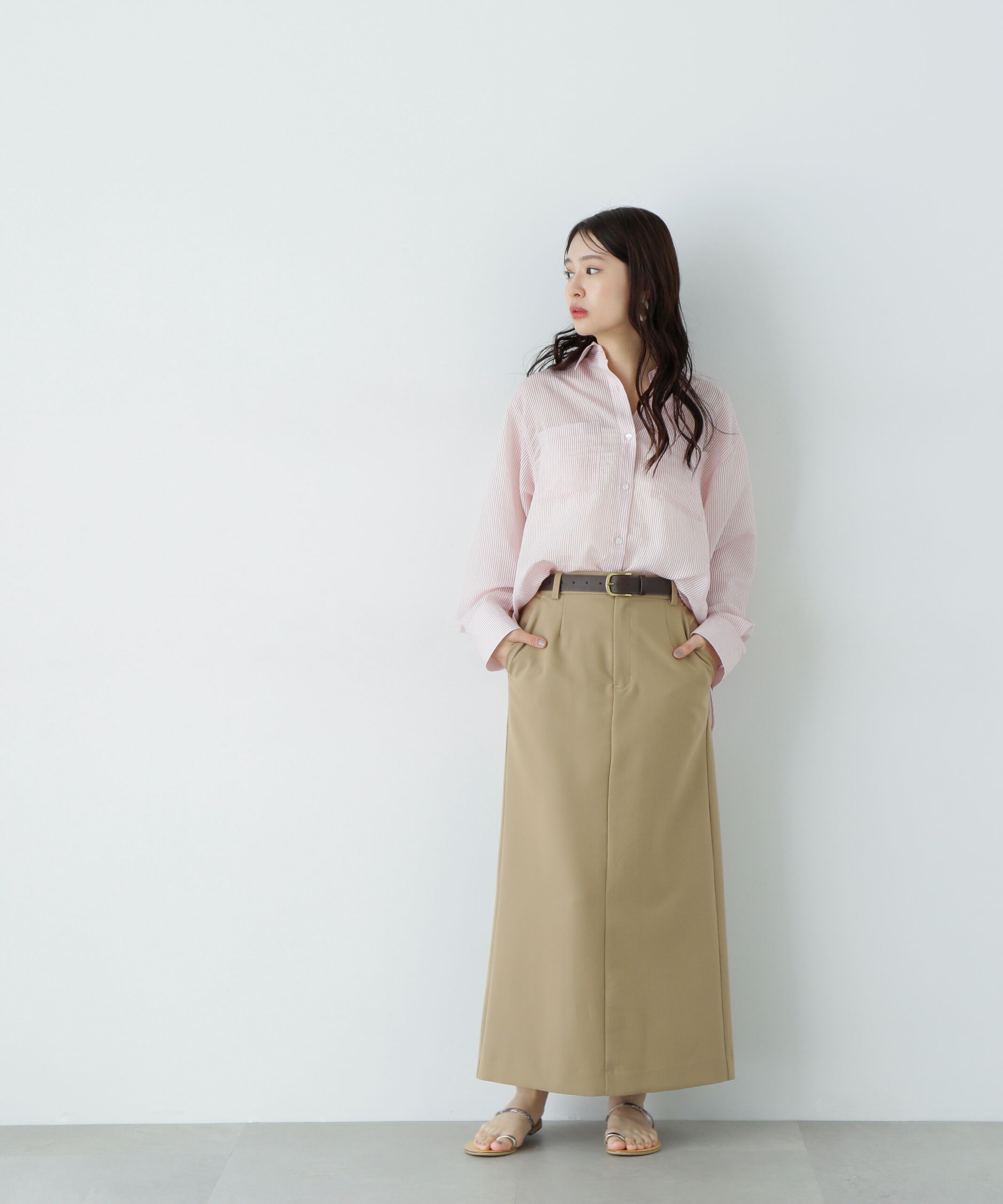  「ツイルマキシスカート」|スカート|