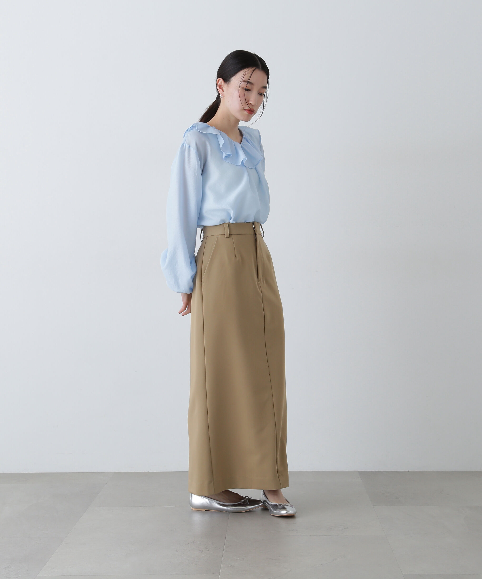  「ツイルマキシスカート」|スカート|