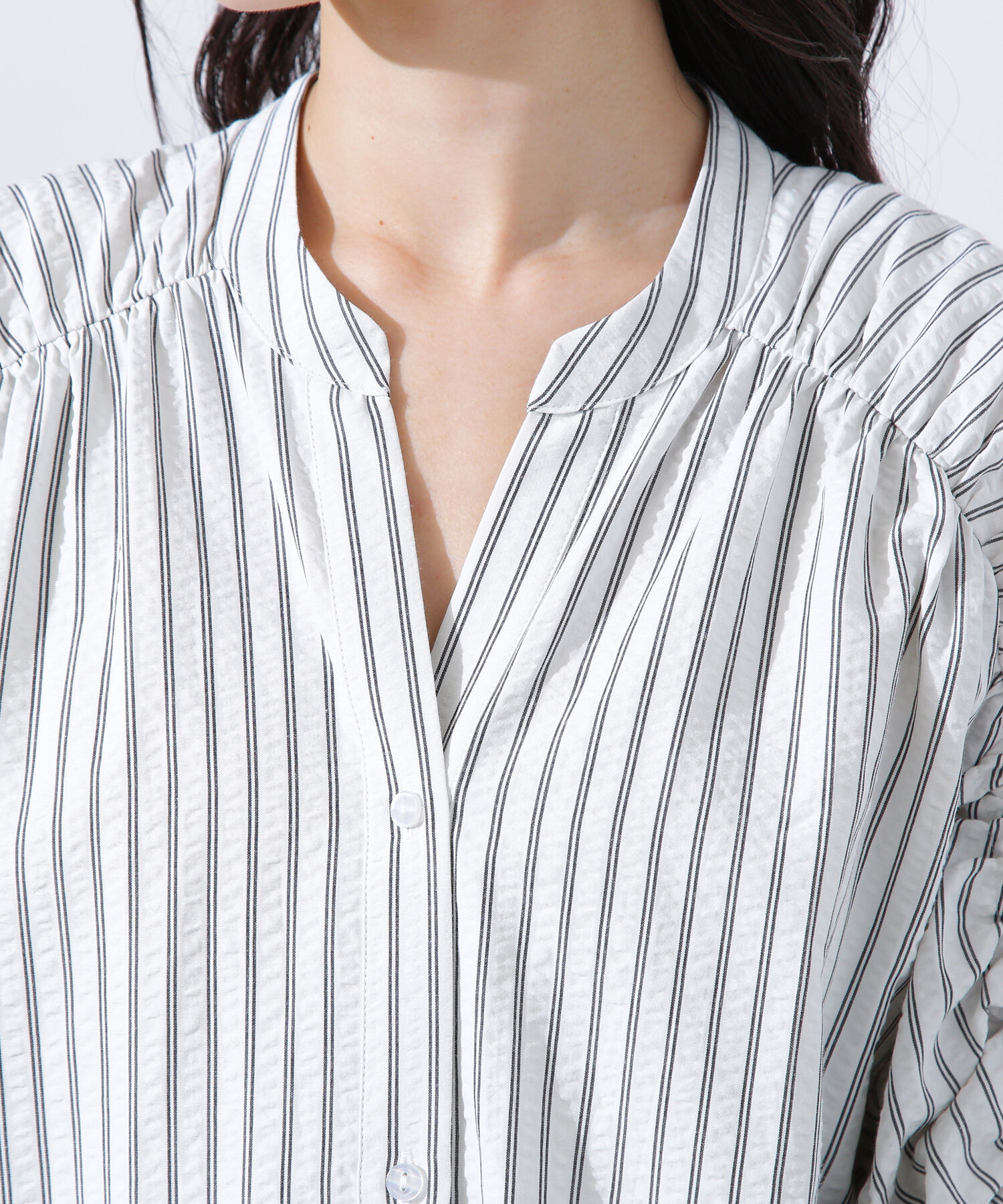  「ストライプドロストワンピース」|ワンピース|