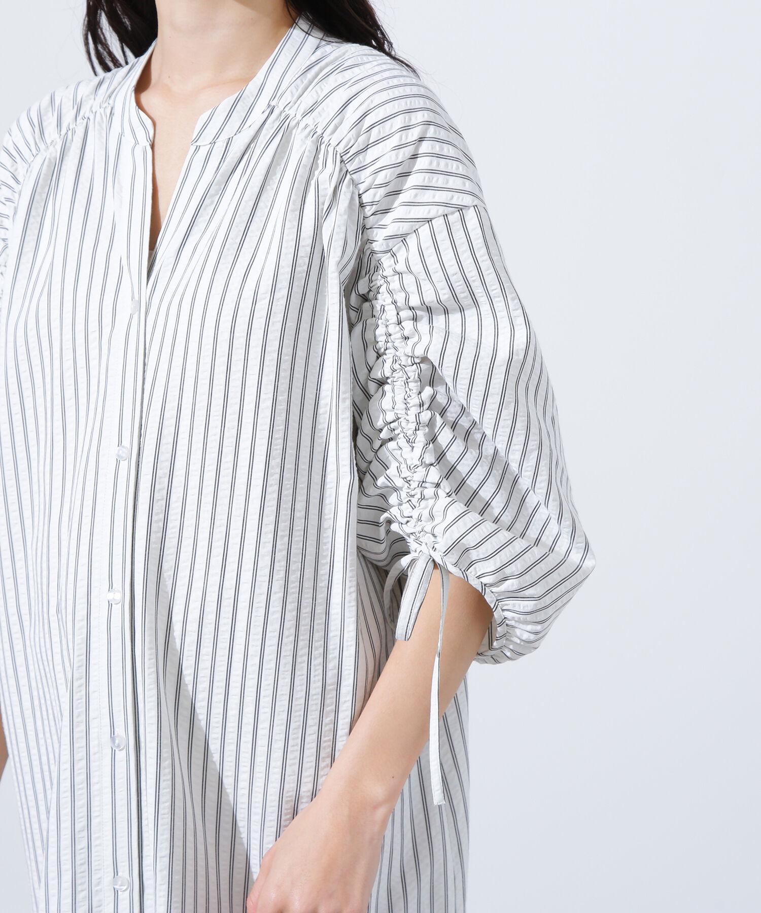  「ストライプドロストワンピース」|ワンピース|