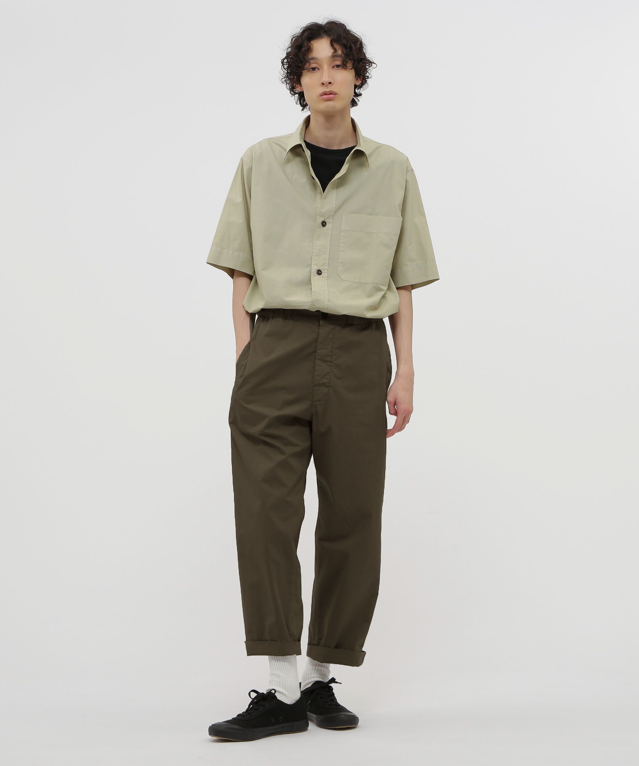 MHL.「SUPERFINE COTTON TWILL TROUSERS」|その他|KHAKI