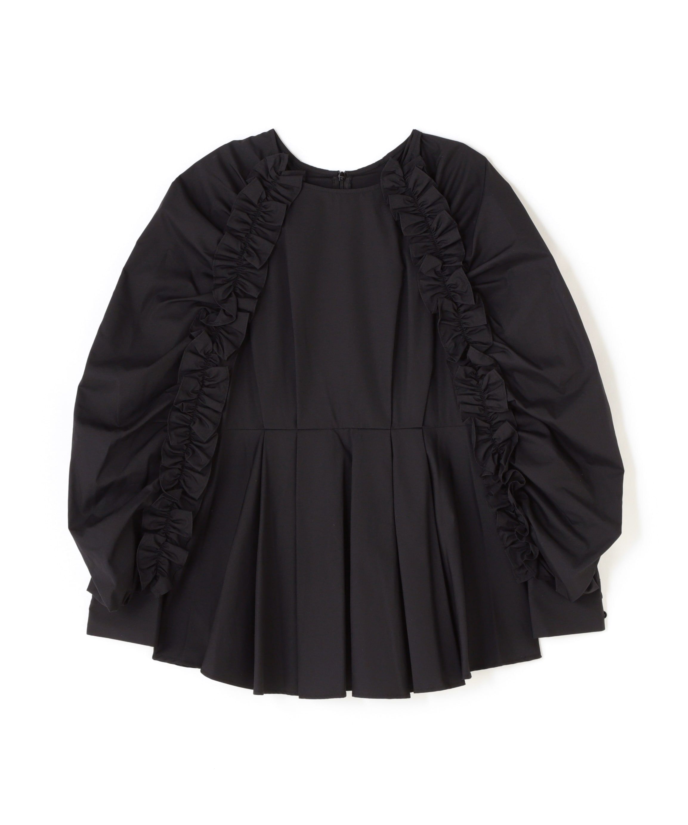  「フリルスリーブペプラムブラウス　24AW」|シャツ・ブラウス|