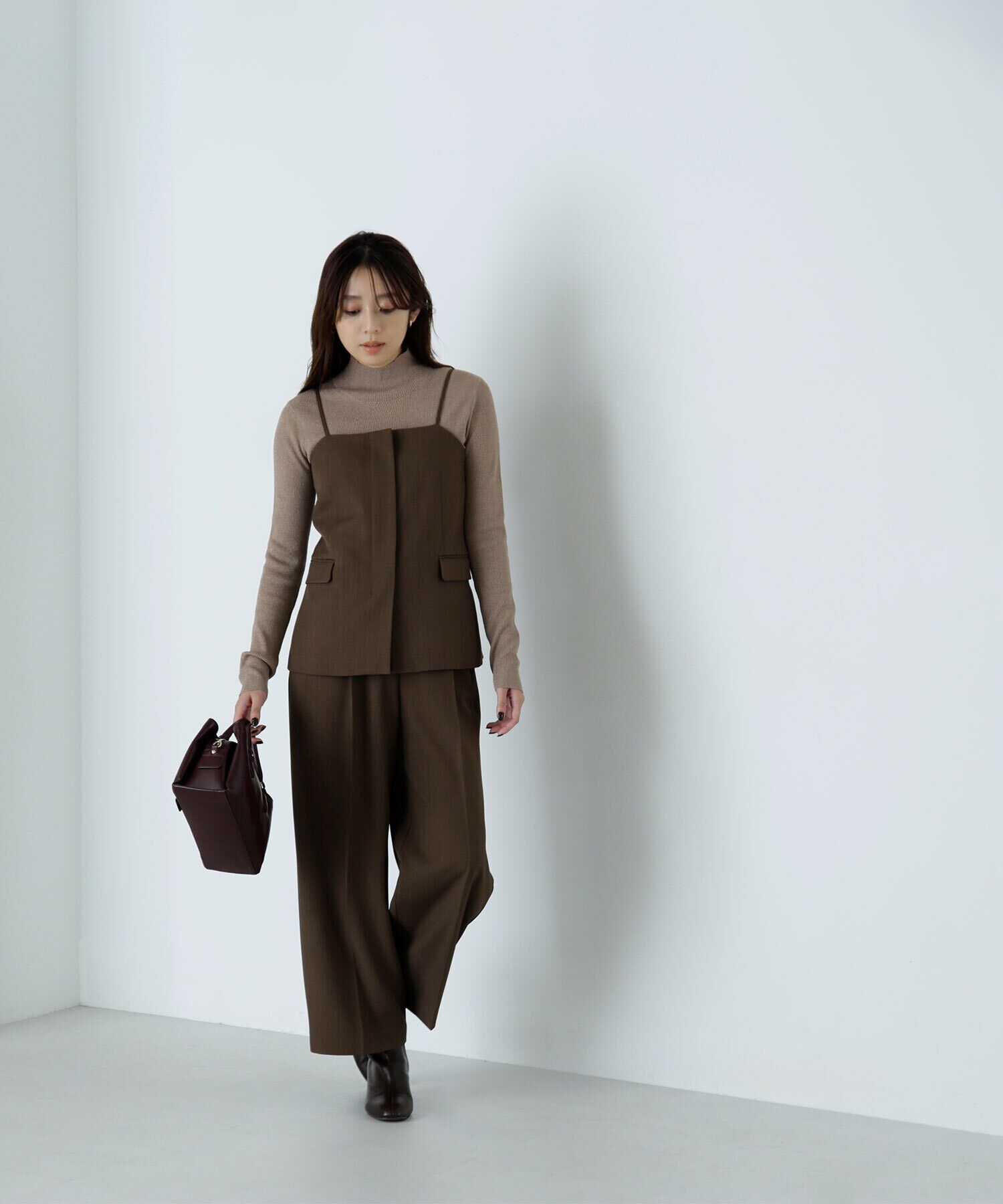  「マニッシュビスチェセットアップ」|ワンピース|