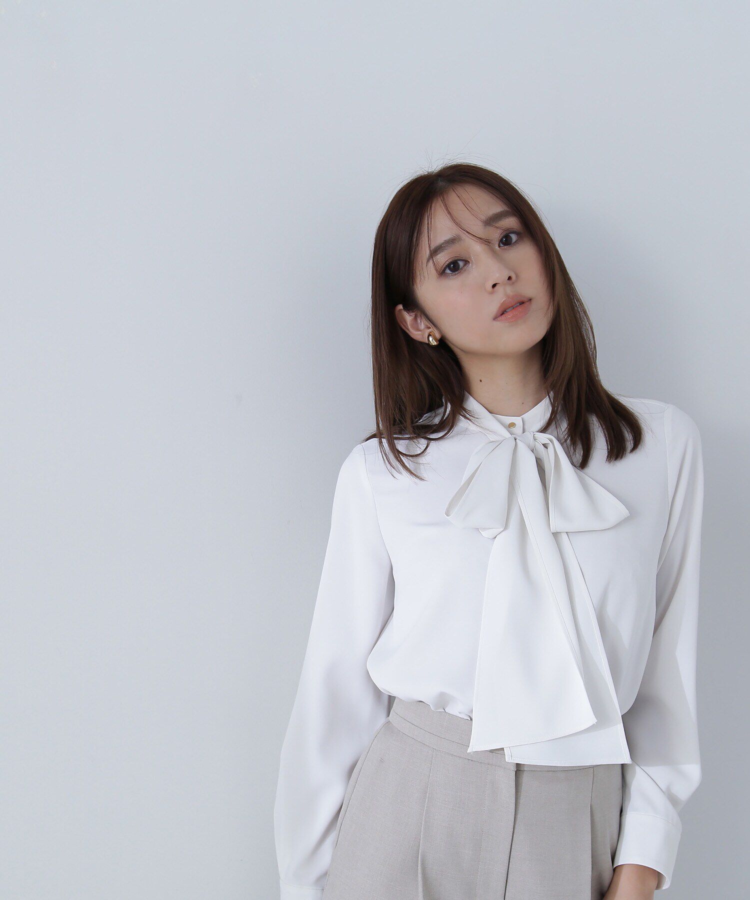  「リボンボウタイブラウス」|シャツ・ブラウス|
