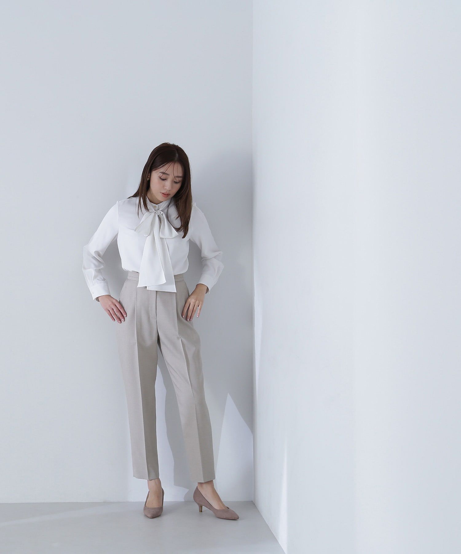  「リボンボウタイブラウス」|シャツ・ブラウス|